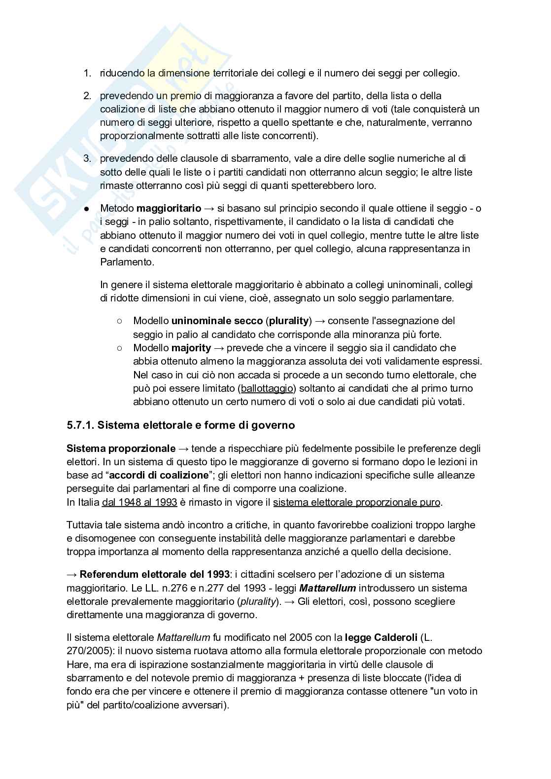 Riassunto esame Istituzioni di diritto pubblico, Prof. Marucci Francesco Saverio, libro consigliato Manuale di diritto pubblico, Bilancia  Pag. 21