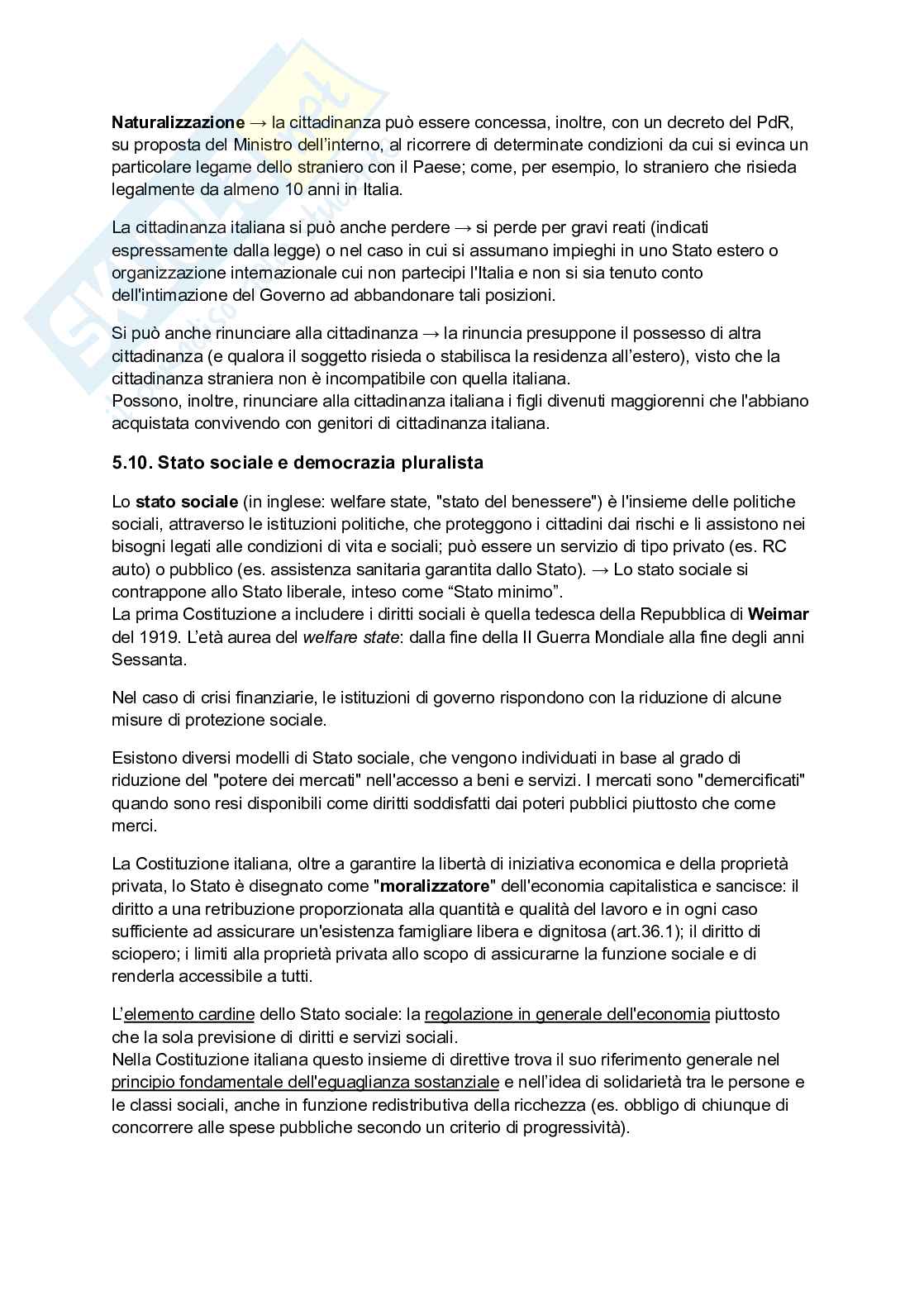 Riassunto esame Istituzioni di diritto pubblico, Prof. Marucci Francesco Saverio, libro consigliato Manuale di diritto pubblico, Bilancia  Pag. 26