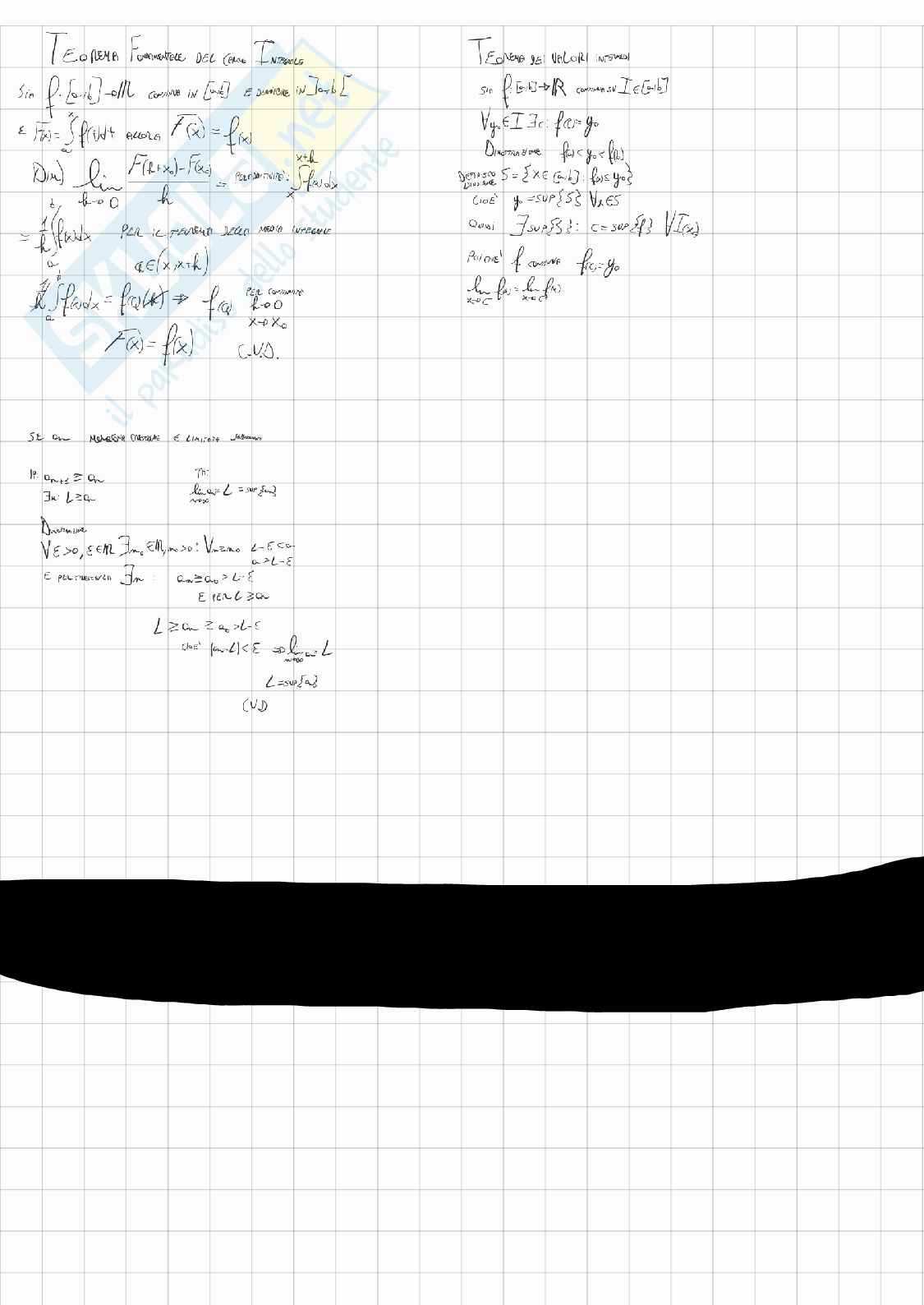 Domande di Analisi 1, febbraio esami orali 2026 Pag. 6