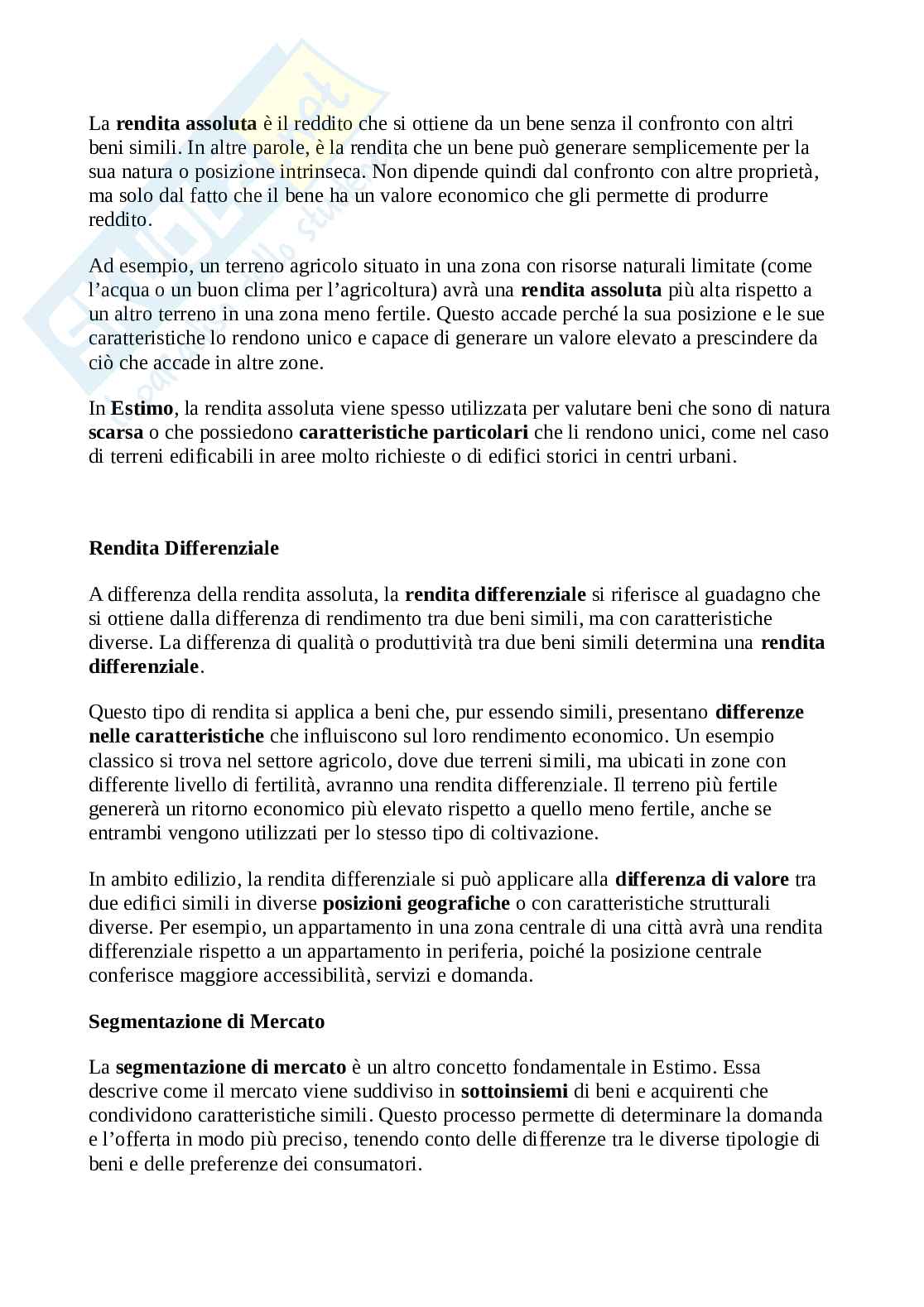Lineamenti di estimo e investimenti immobiliari  Pag. 11