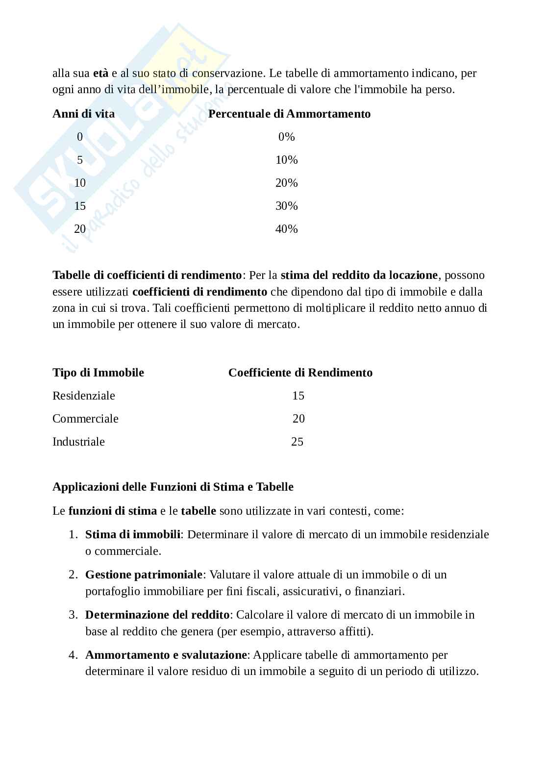 Lineamenti di estimo e investimenti immobiliari  Pag. 31
