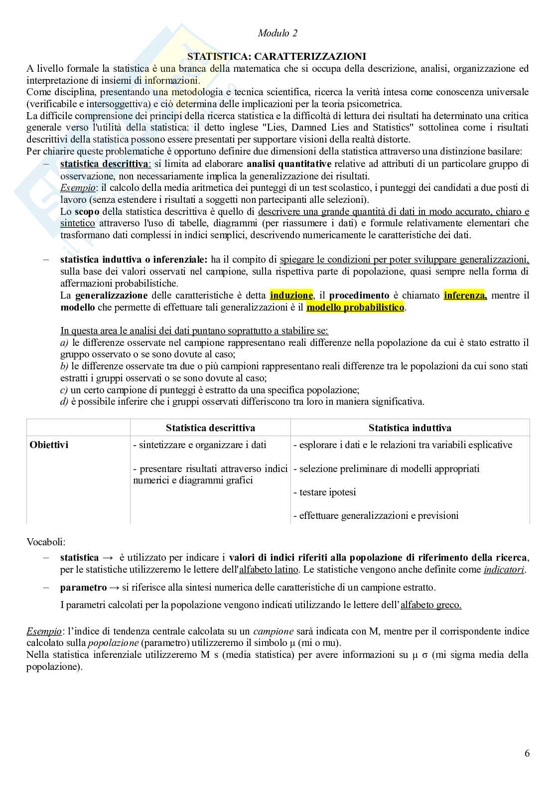 Psicometria - Riassunto Pag. 6