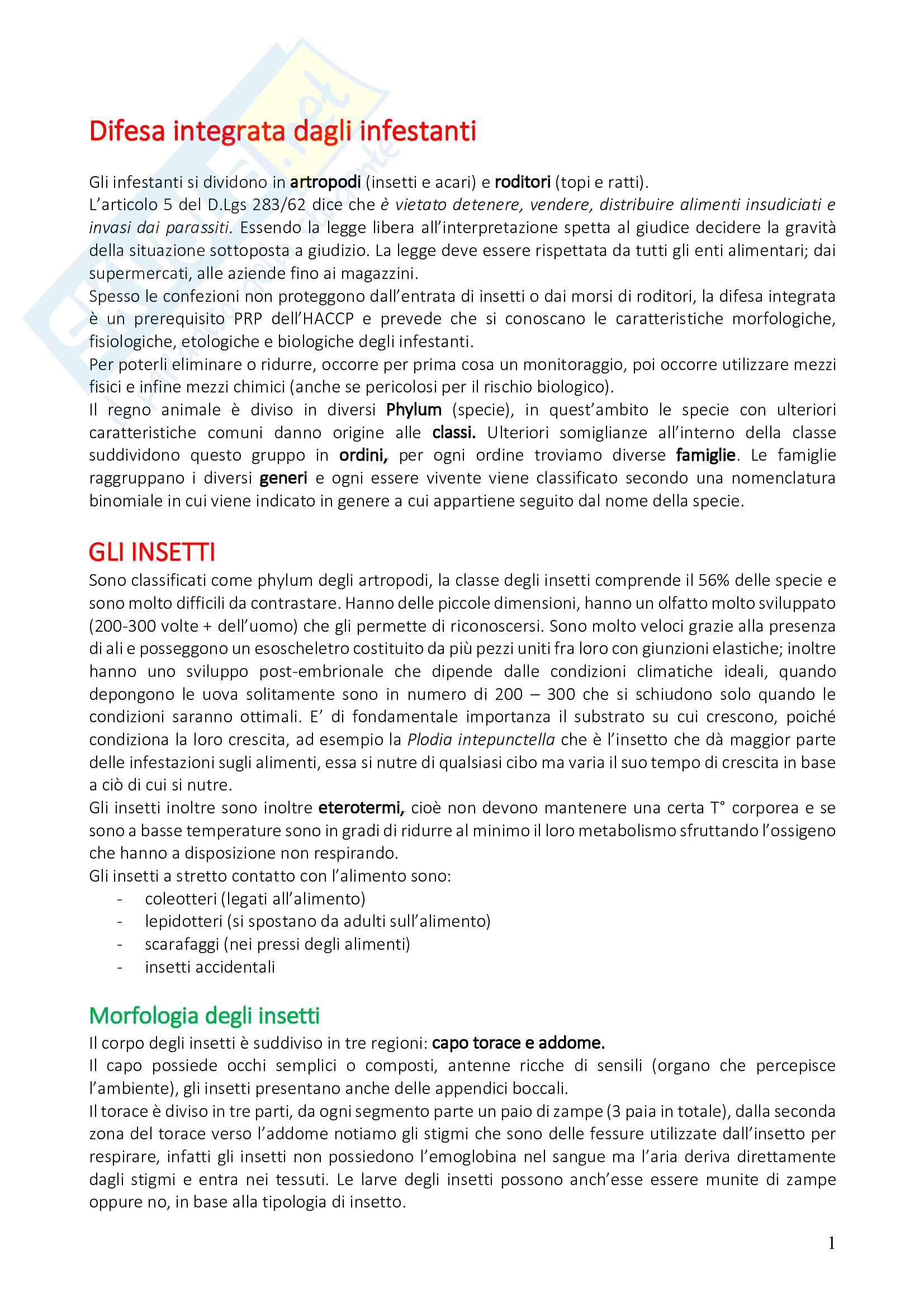 Difesa integrata dagli infestanti Pag. 1