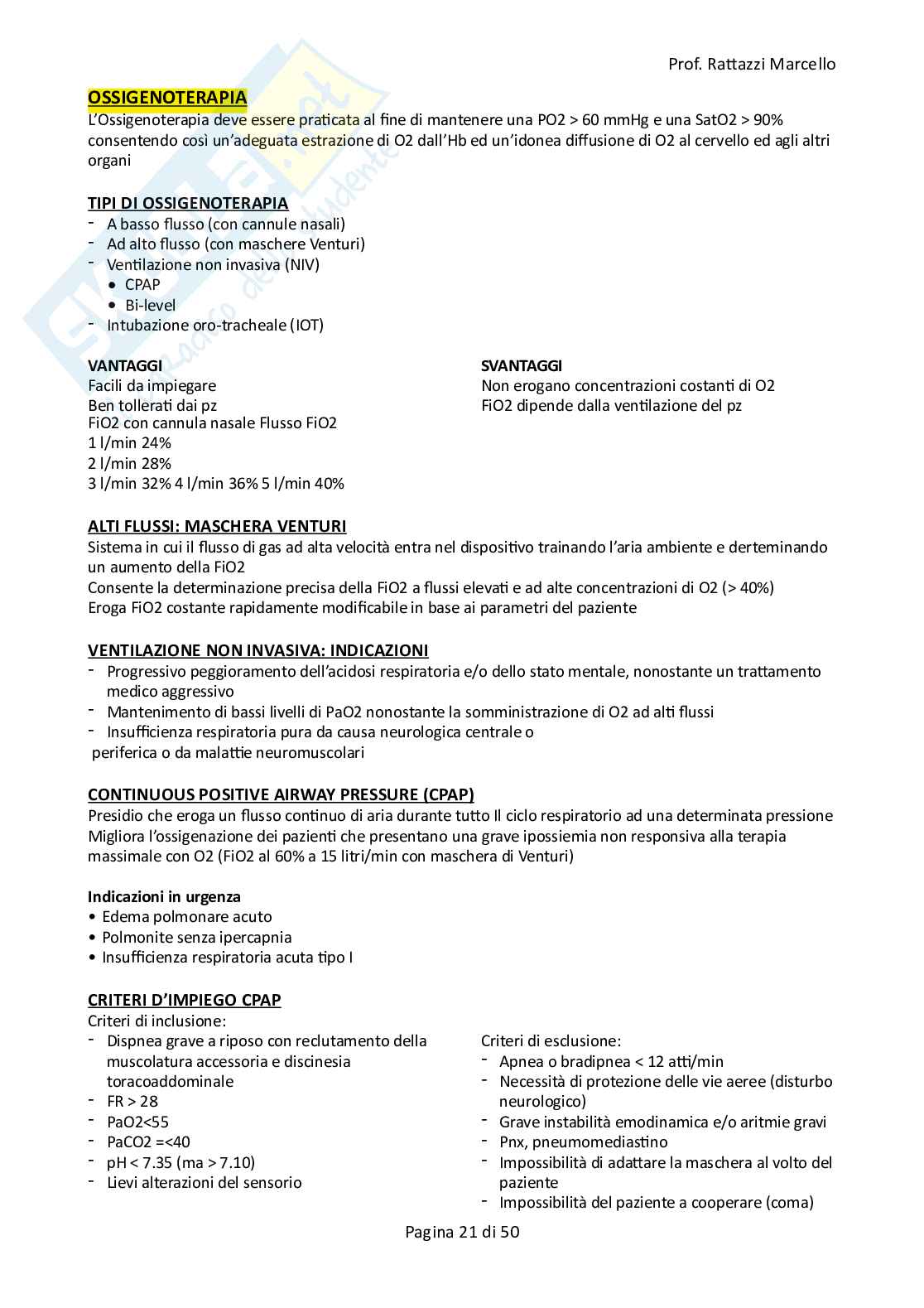 Appunti di Medicina generale 2 Pag. 21