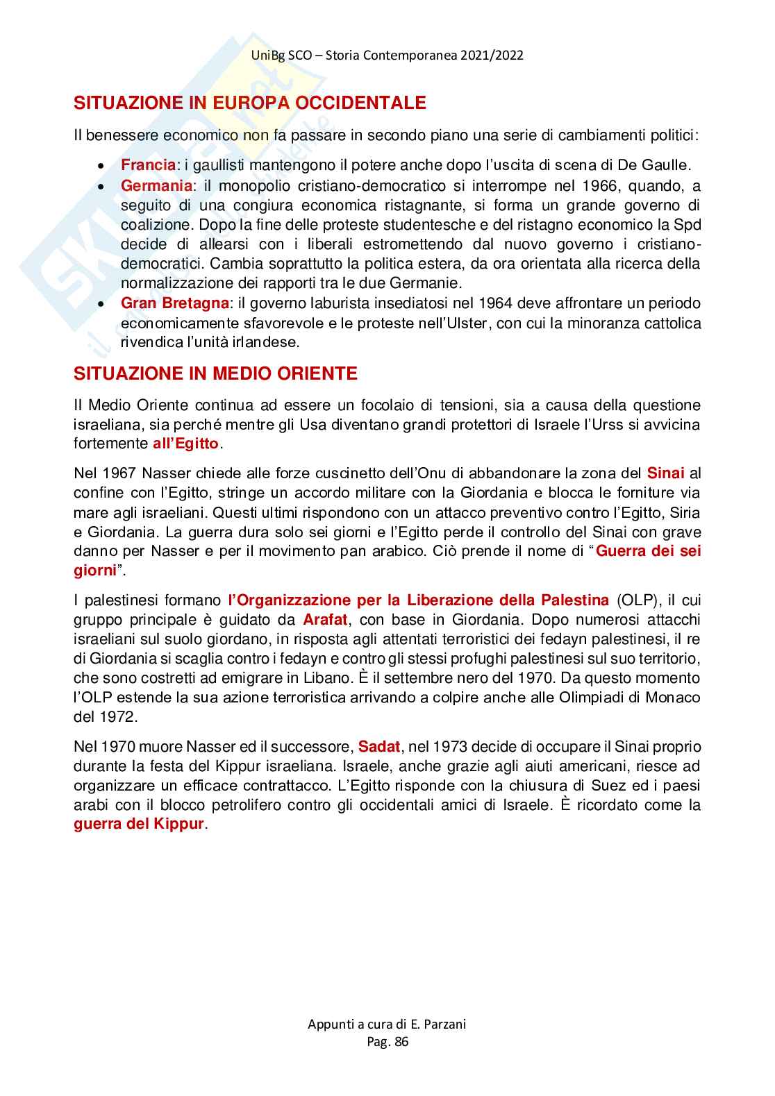 Appunti completi di Storia contemporanea Pag. 86