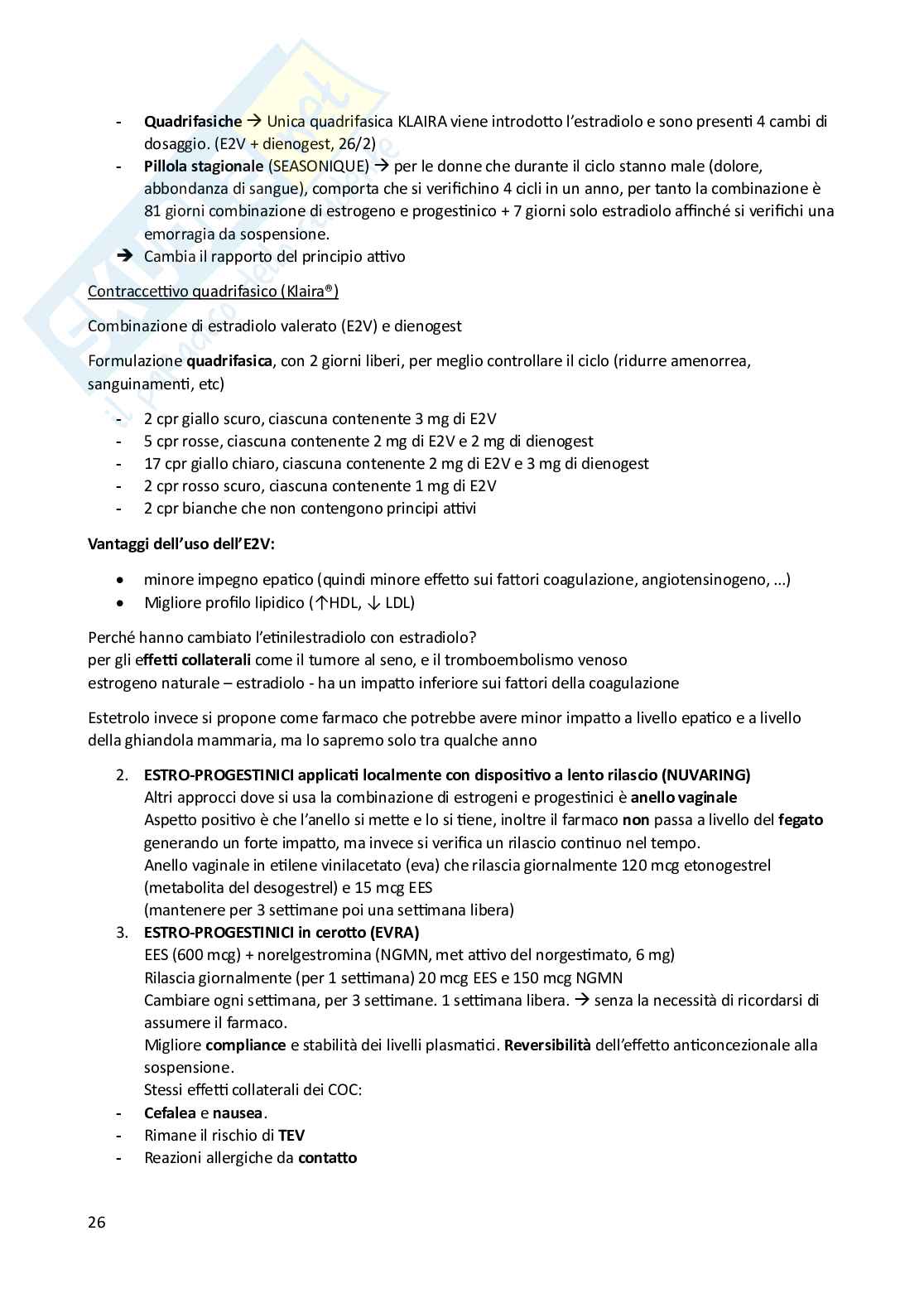 Appunti completi Farmacoterapia 2  Pag. 26