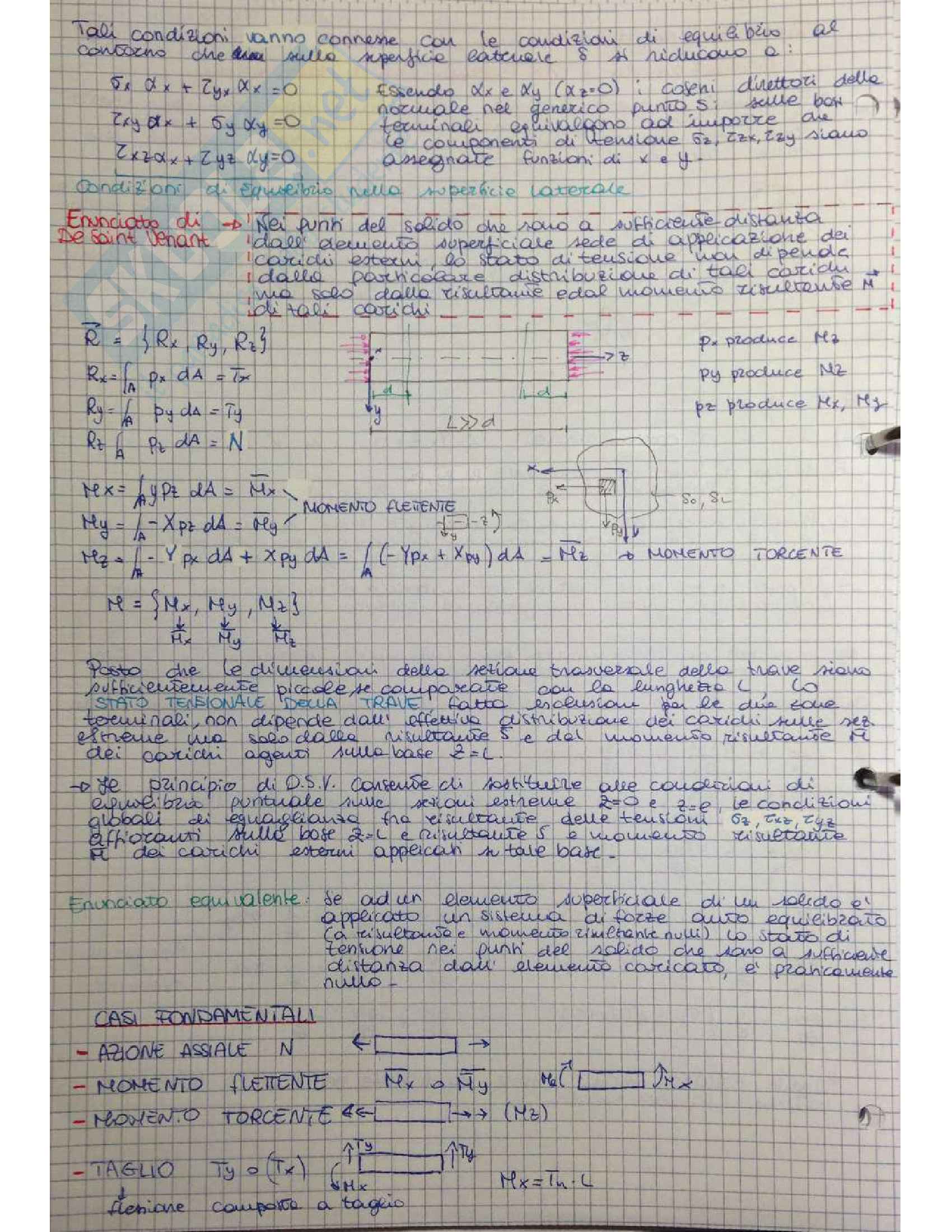 Appunti e domande risolte Scienza delle Costruzioni Pag. 61