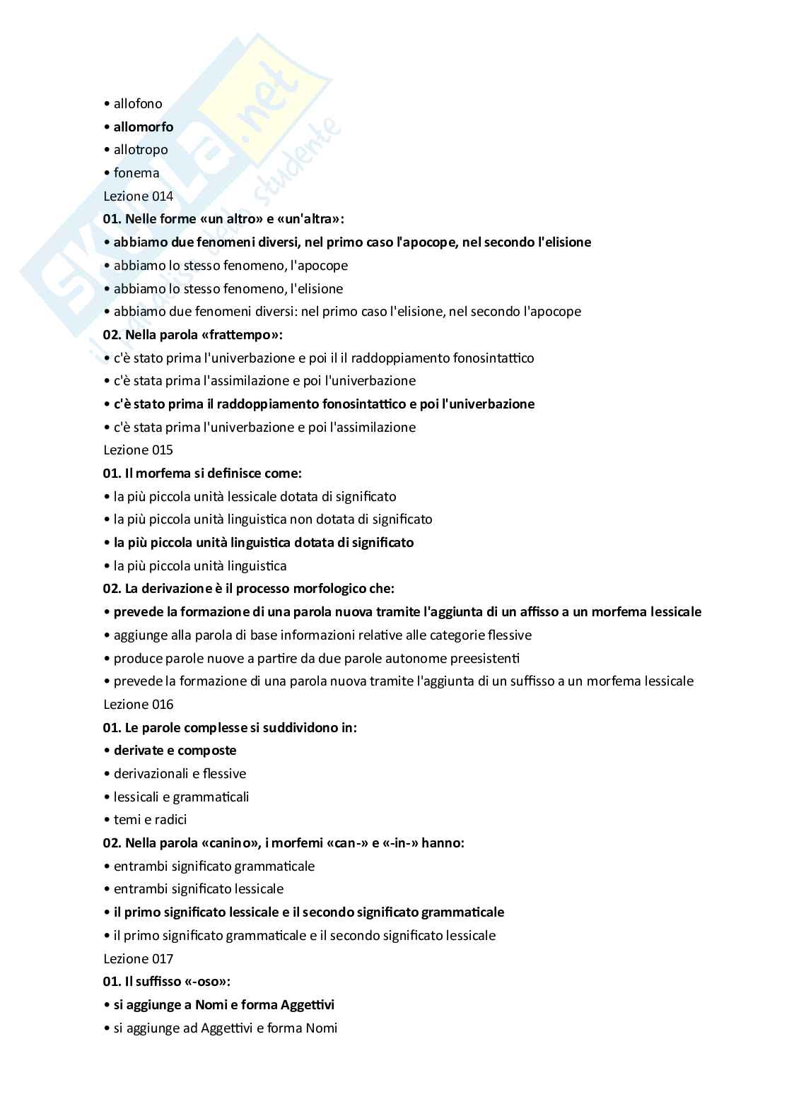 Linguistica italiana applicata ai contesti scolastici e alle abilità di studio, 2025 Pag. 6