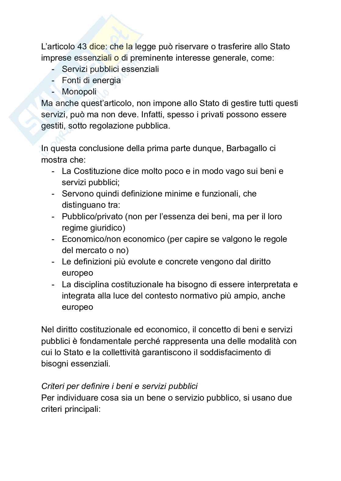Riassunto esame Diritto pubblico per lo sviluppo sostenibile, Prof. Martire Dario, libro consigliato Diritto costituzionale dell’economia , Pinelli, Martire  Pag. 51