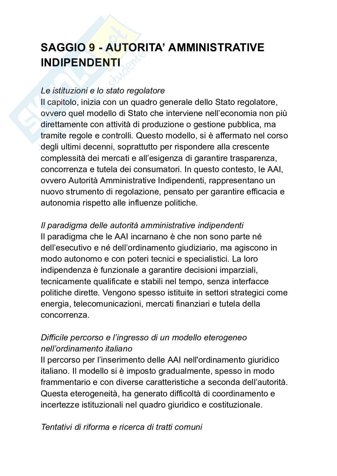 Riassunto esame Diritto pubblico per lo sviluppo sostenibile, Prof. Martire Dario, libro consigliato Diritto costituzionale dell’economia , Pinelli, Martire  Pag. 56