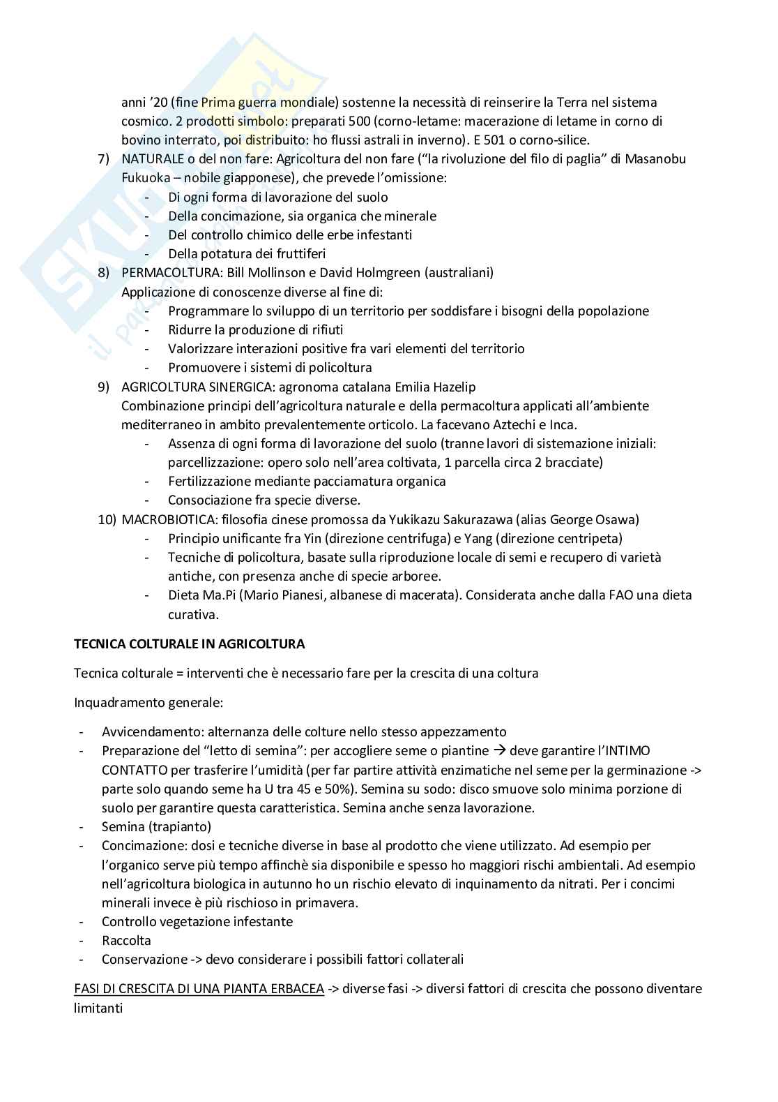Sistemi colturali erbacei Pag. 2