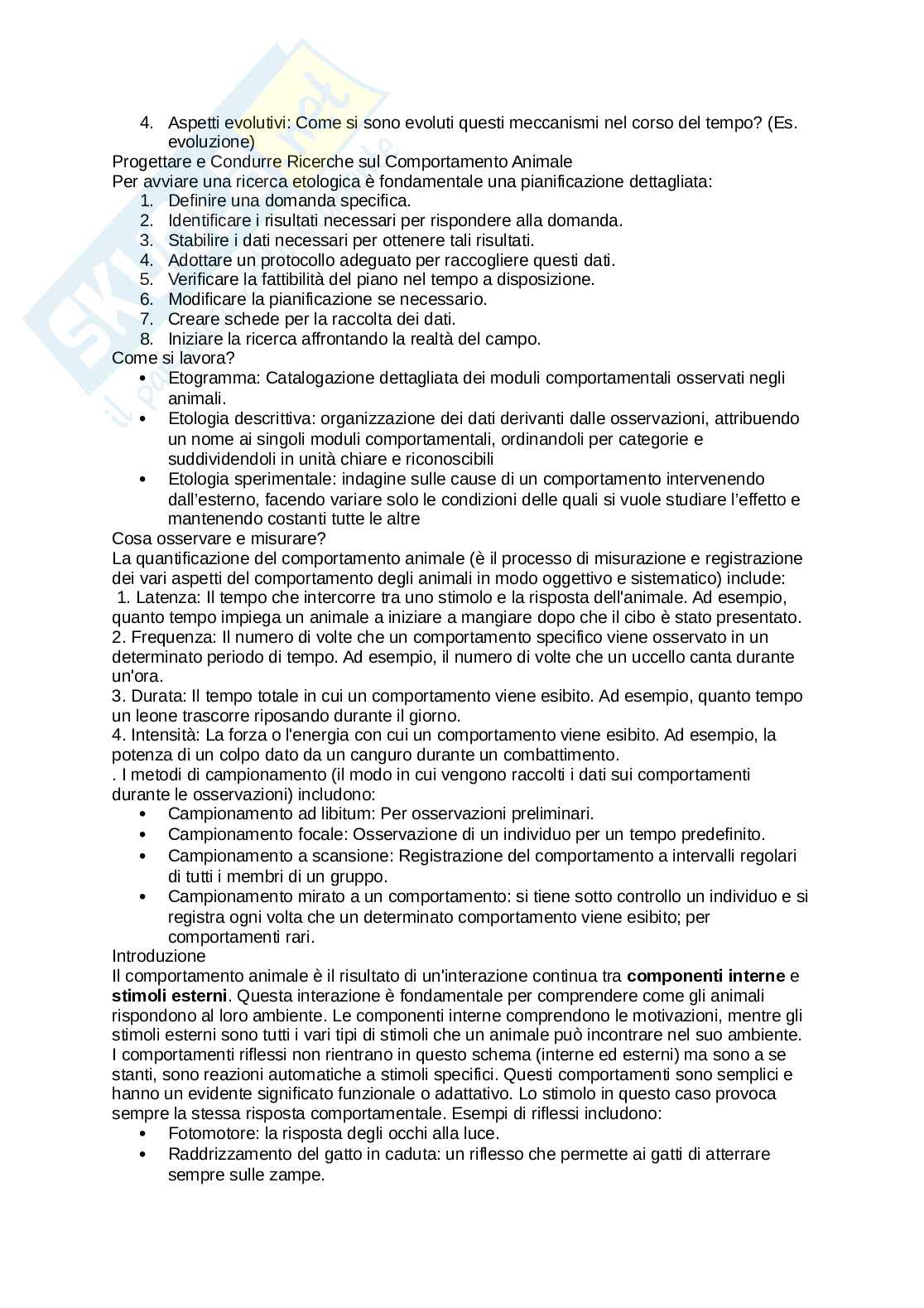 Esame Etologia Pag. 2