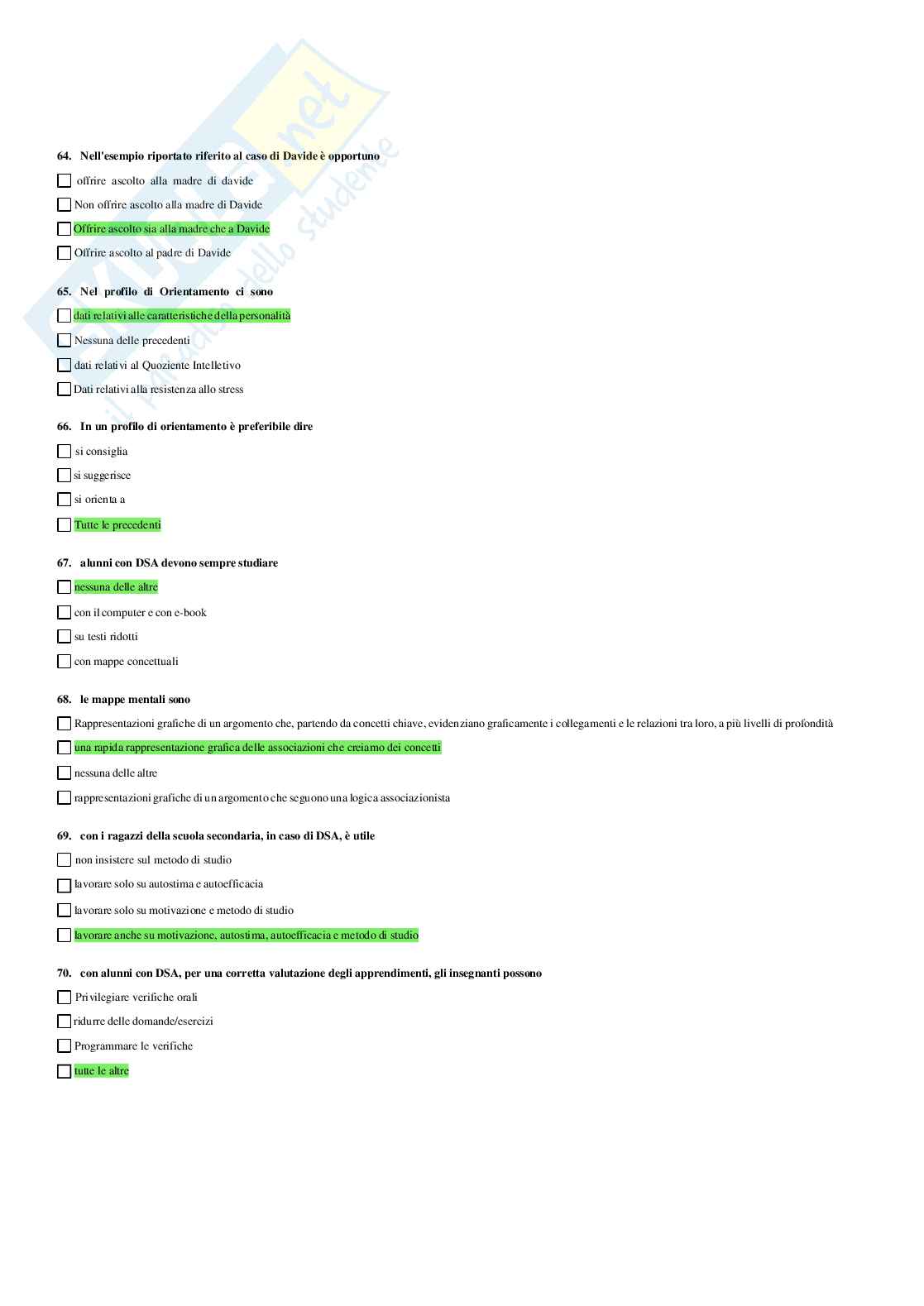 Psicologia scolastica Pag. 11