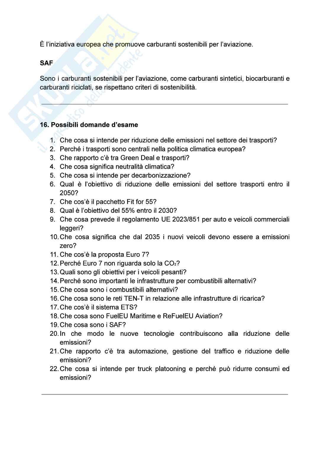 Riassunto esame Diritto privato, Prof. Russo Giovanni Fulvio, libro consigliato Corso breve di diritto dei trasporti , Casanova Pag. 21