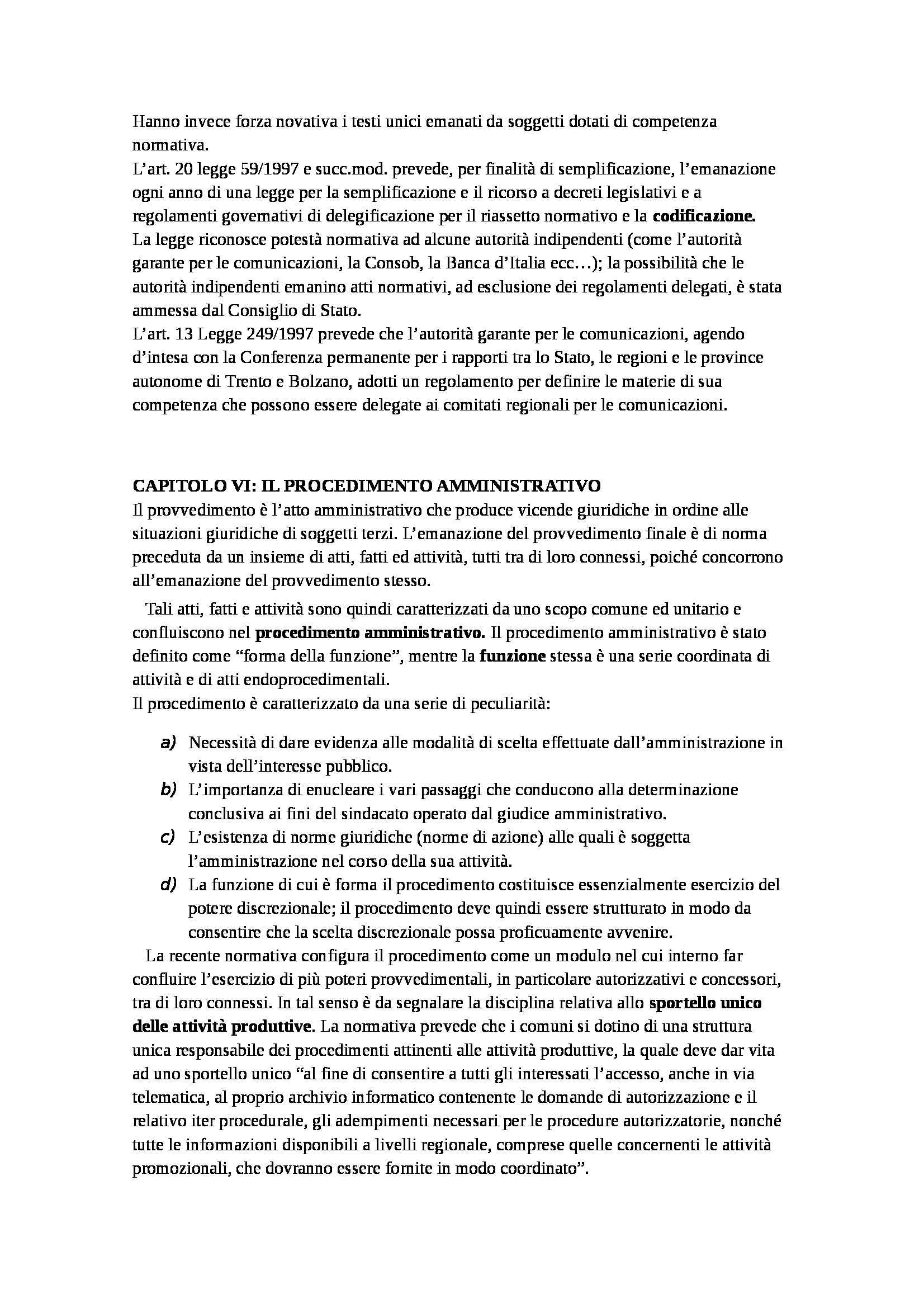Riassunto esame Diritto amministrativo, prof. Manganaro, libro consigliato Manuale di diritto amministrativo, Casetta ed. 2013 Pag. 56