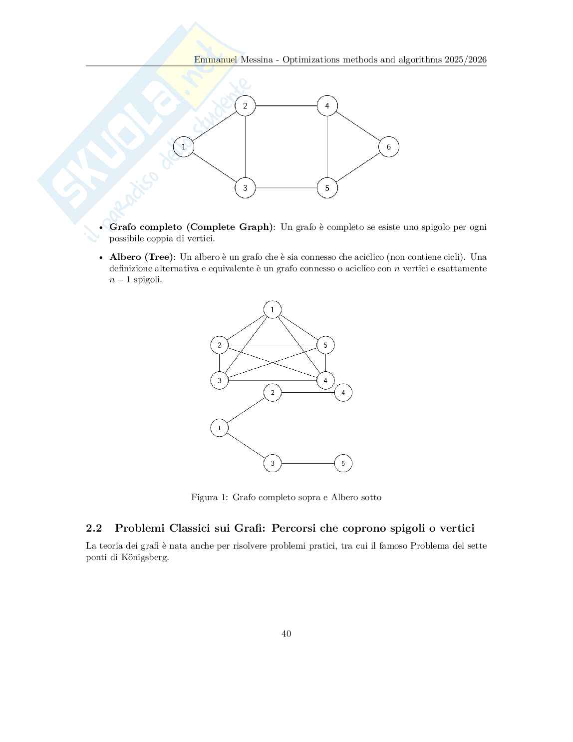 Optimization Methods and Algorithms - Appunti completi (Programmazione Lineare, Grafi, Branch & Bound, Scheduling) Pag. 41