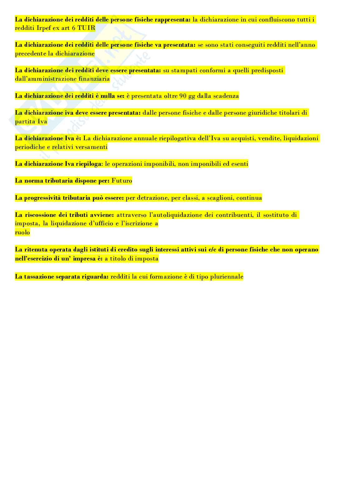 Paniere completo di Diritto tributario aggiornato al 2023  Pag. 6