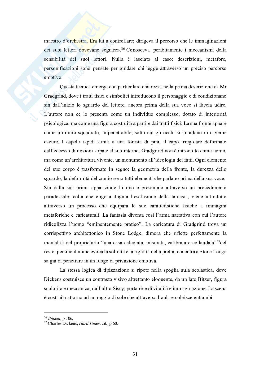  Ruolo della metafora in Dickens: Hard Times e A Tale of Twco Cities  Pag. 31