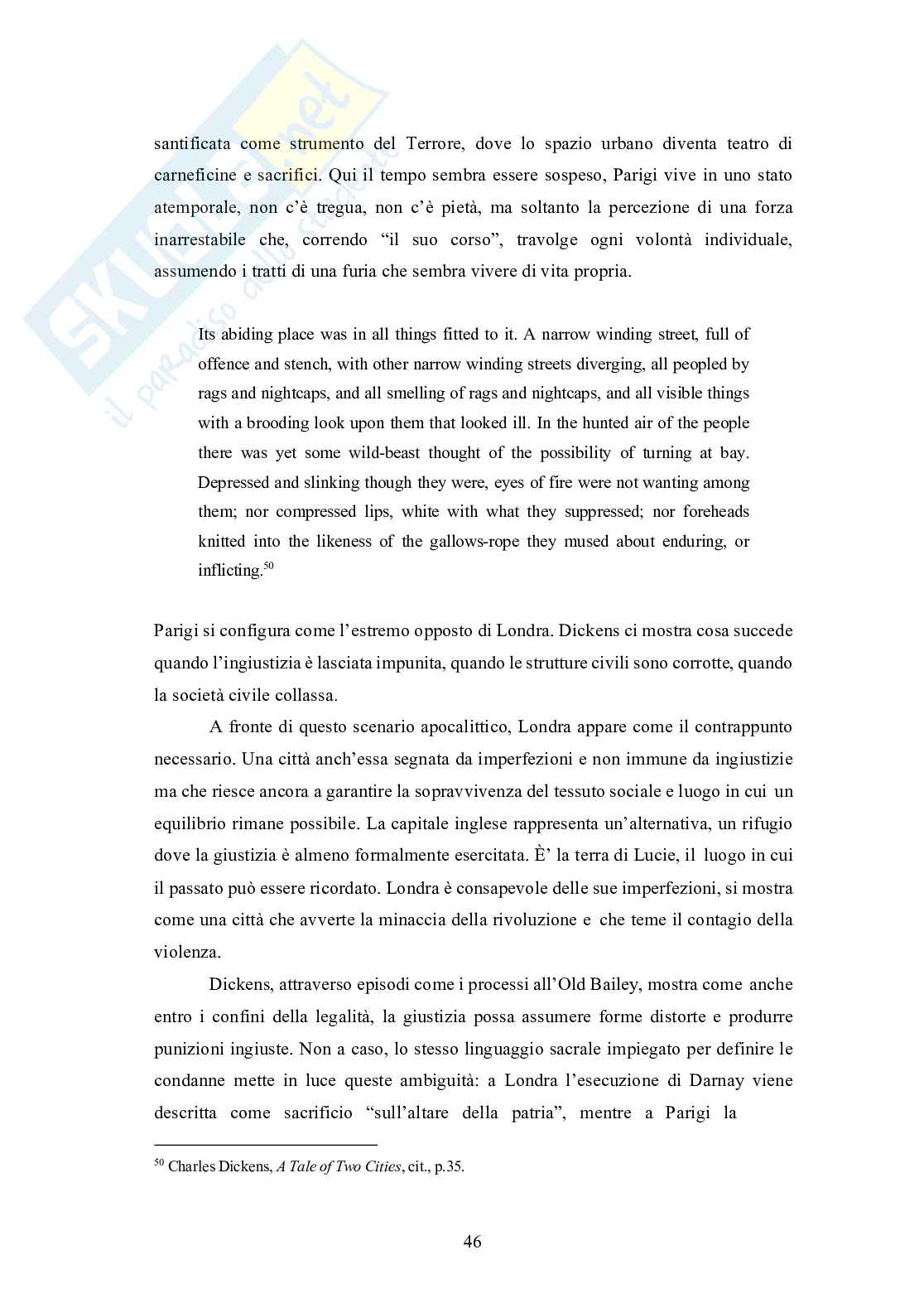  Ruolo della metafora in Dickens: Hard Times e A Tale of Twco Cities  Pag. 46