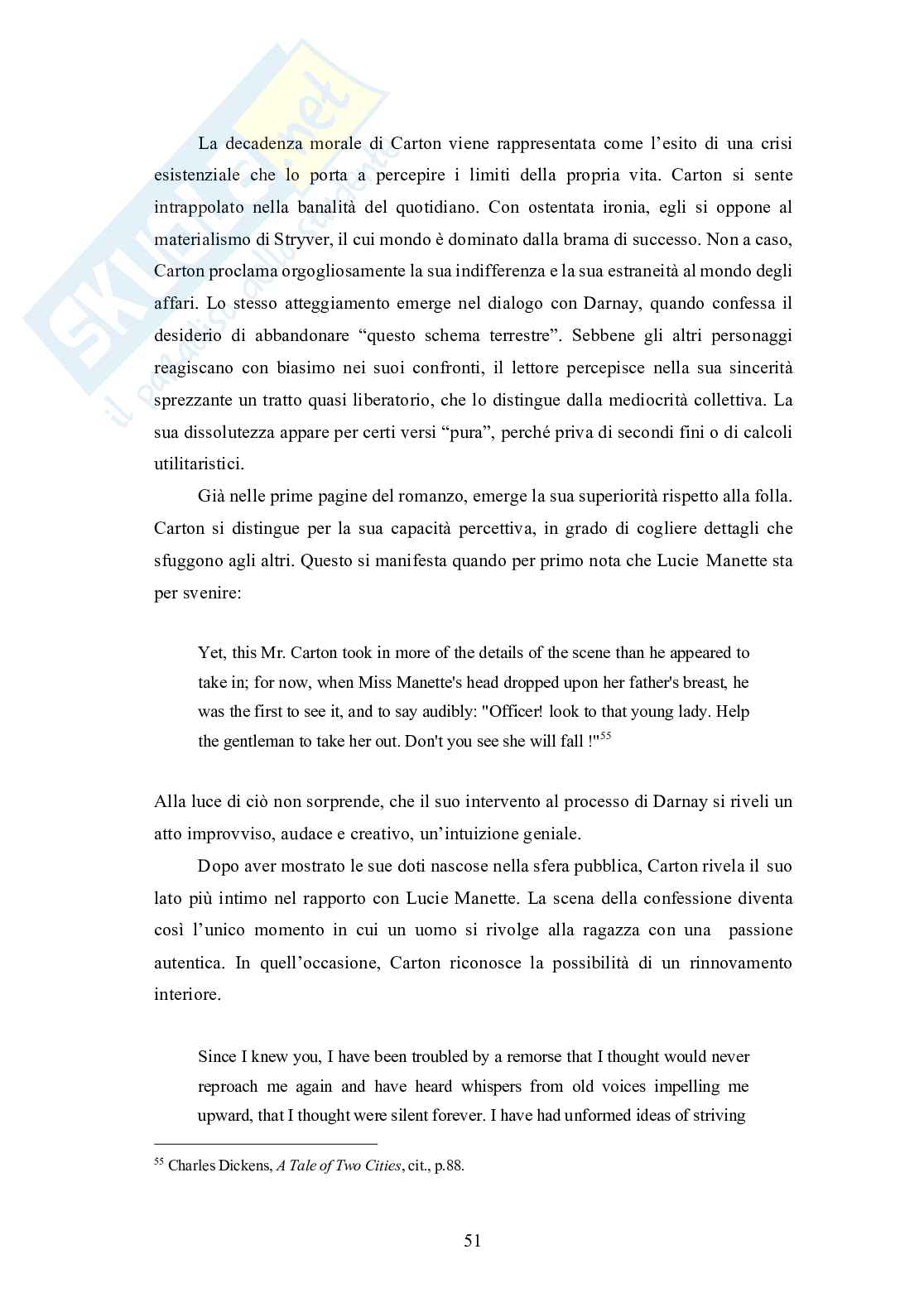  Ruolo della metafora in Dickens: Hard Times e A Tale of Twco Cities  Pag. 51