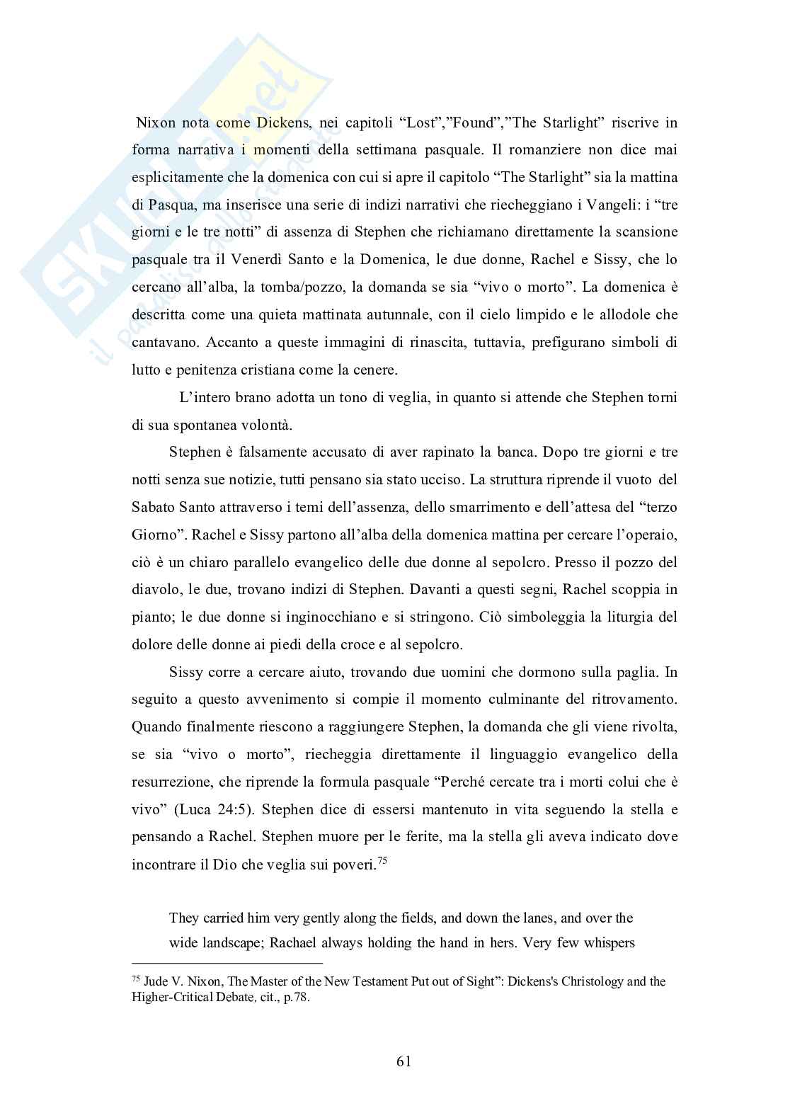  Ruolo della metafora in Dickens: Hard Times e A Tale of Twco Cities  Pag. 61