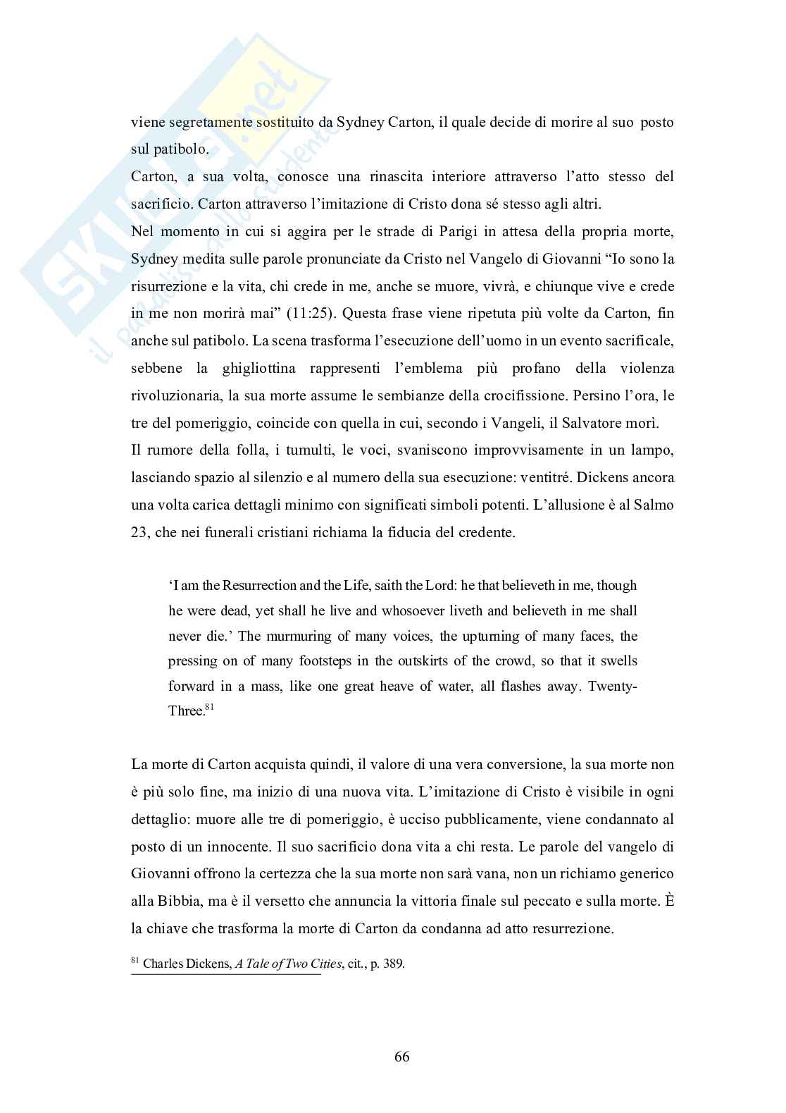  Ruolo della metafora in Dickens: Hard Times e A Tale of Twco Cities  Pag. 66
