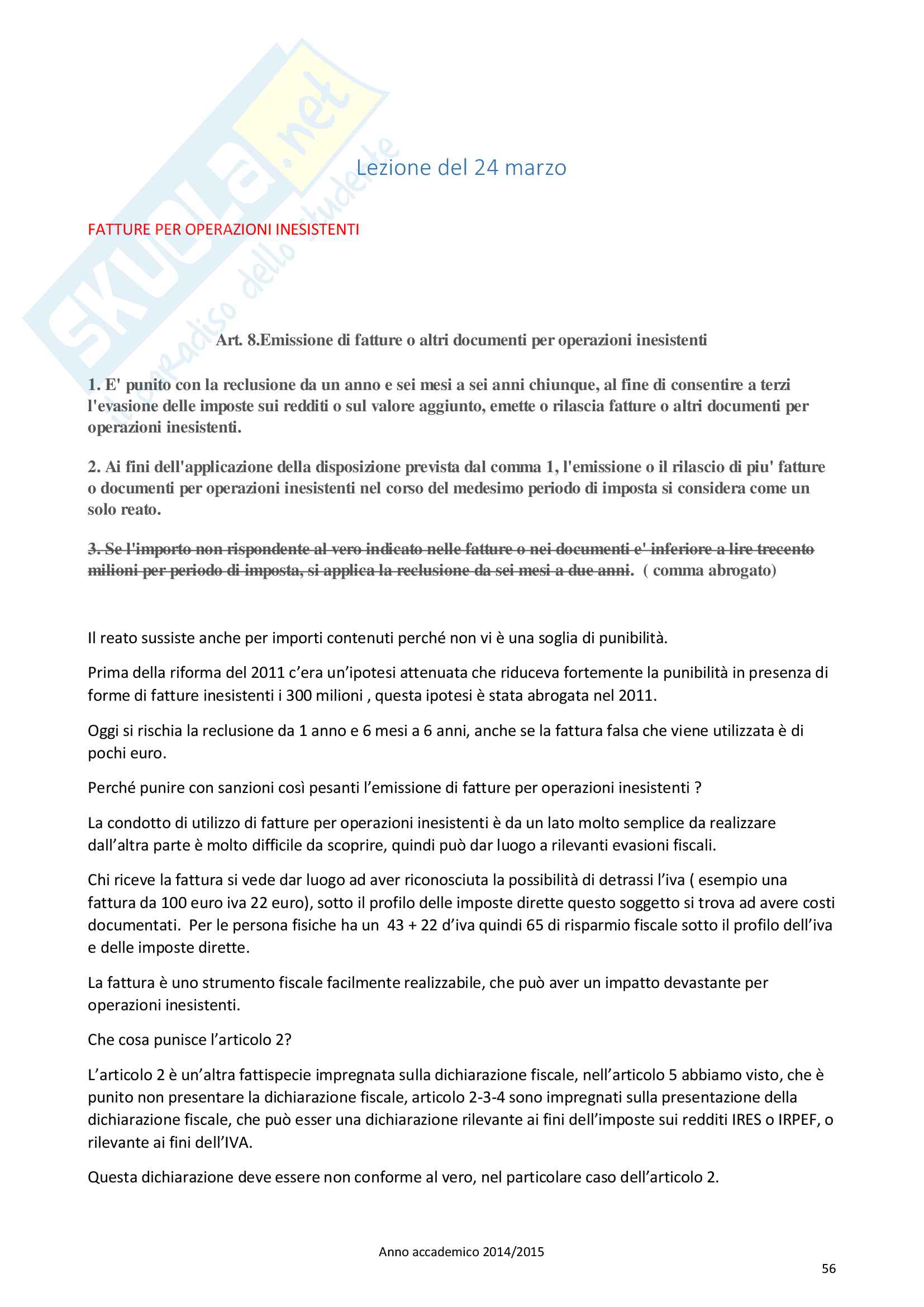 Appunti di Diritto Penale Tributario 2015 Pag. 56