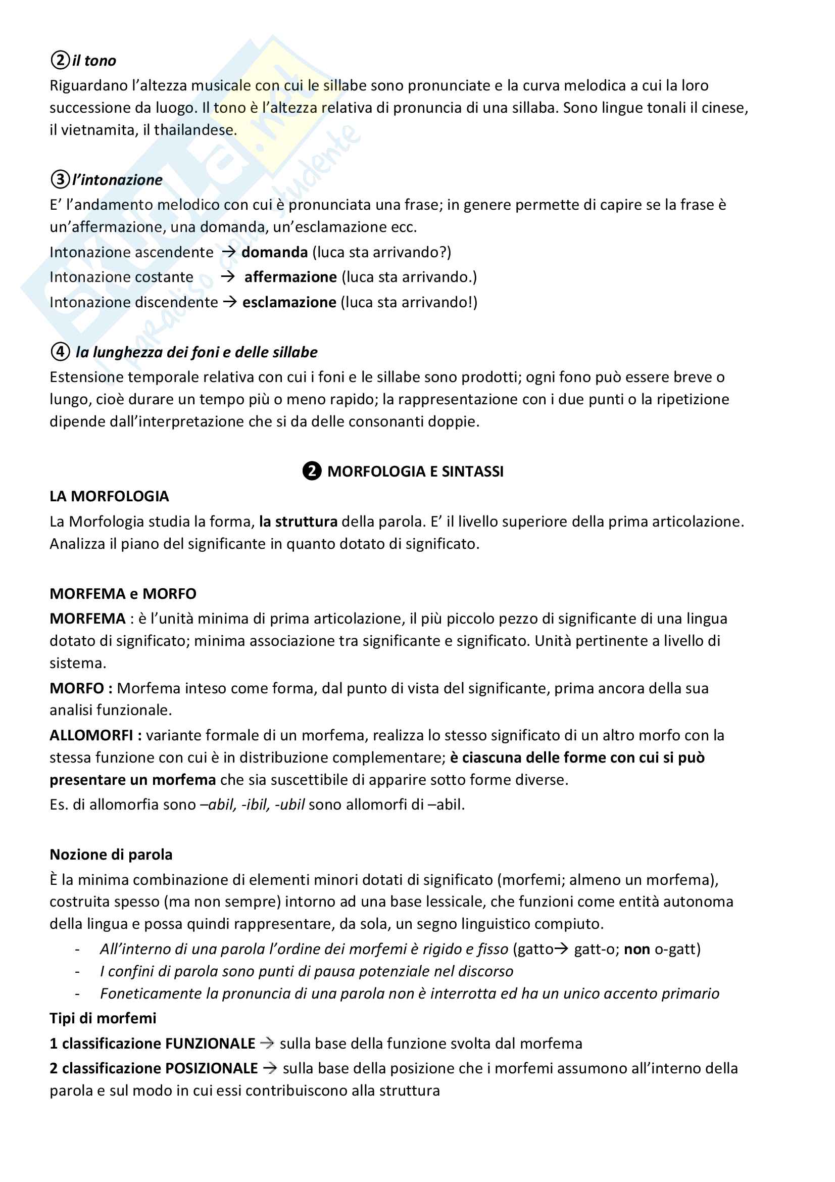 Linguistica Generale (appunti corso completo) 2015-2016 Pag. 6