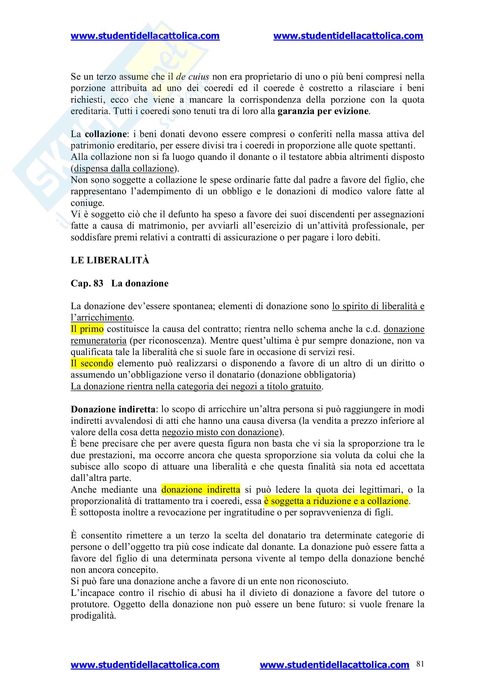 Istituzioni di diritto privato - Appunti Pag. 81