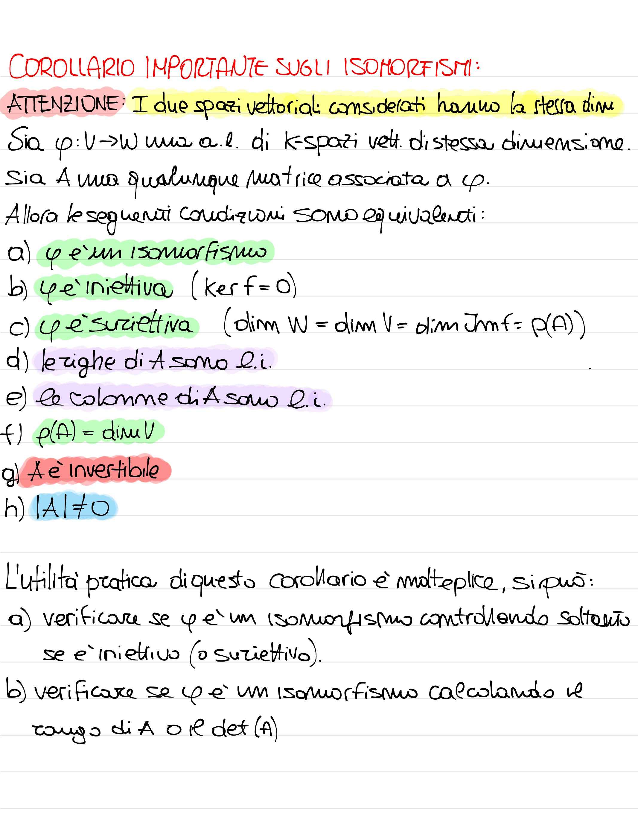 Geometria analitica e algebra lineare - Appunti Pag. 21
