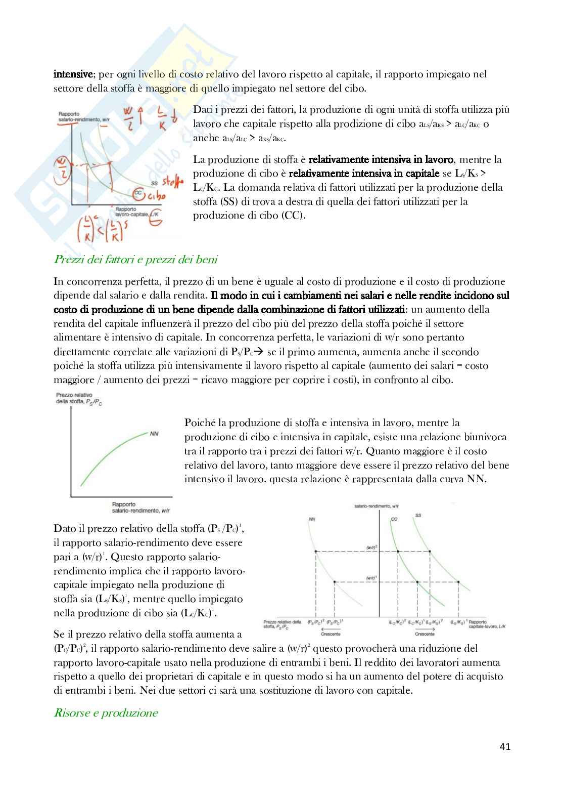 Economia degli scambi internazionali completa Pag. 41