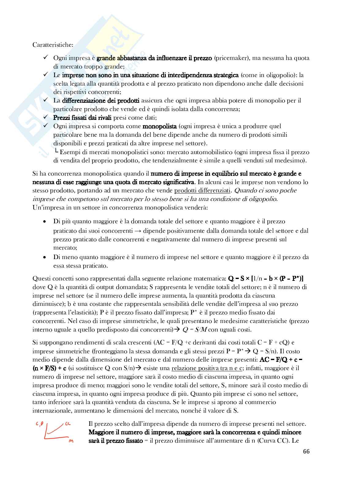 Economia degli scambi internazionali completa Pag. 66