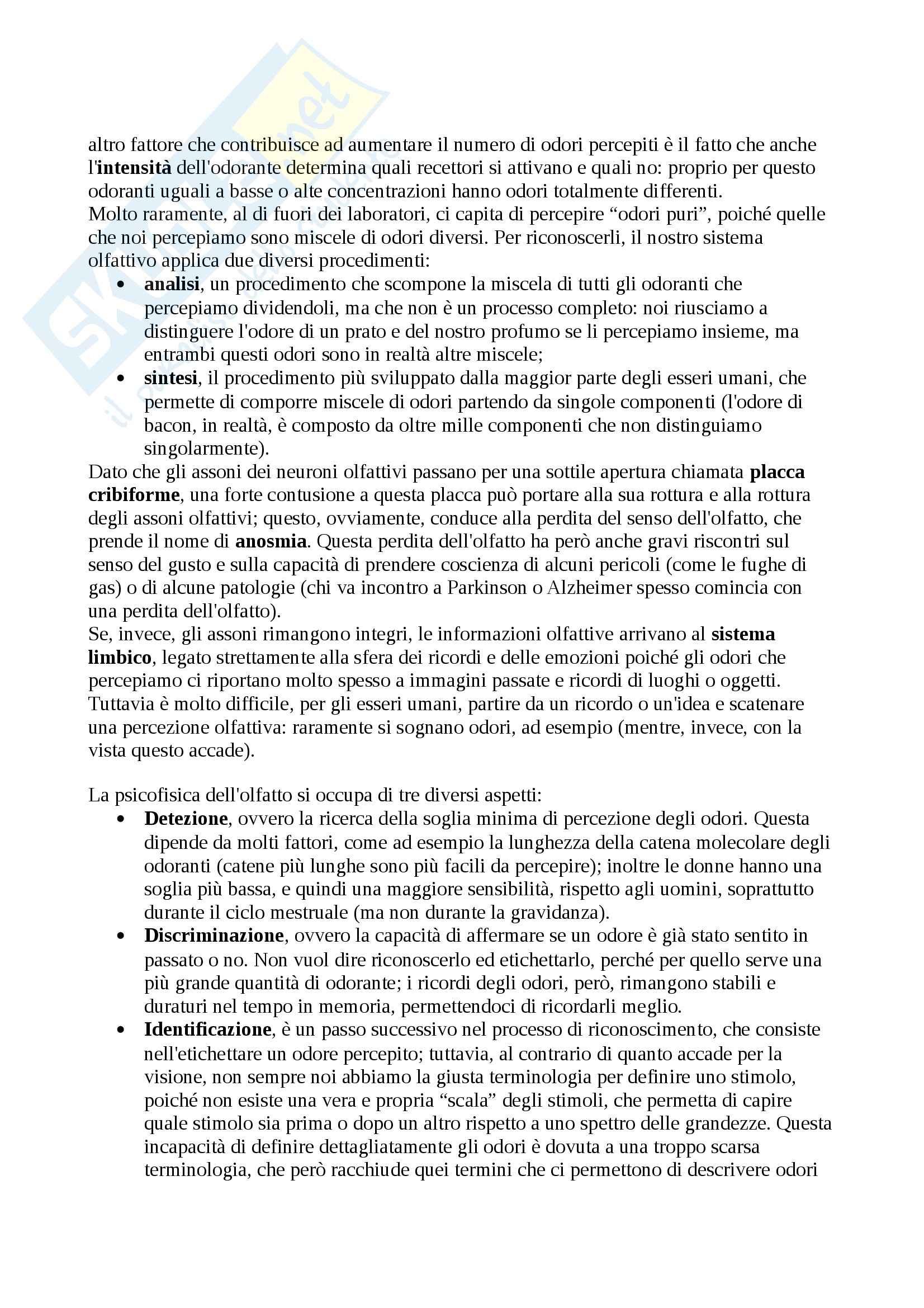 Psicologia generale I - Appunti Pag. 36