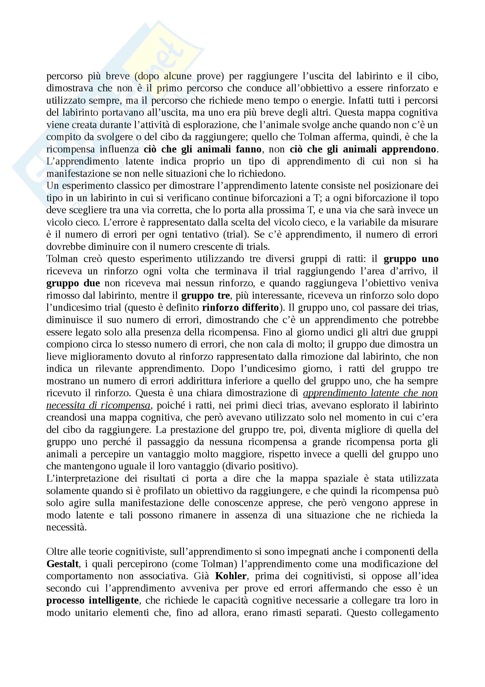 Psicologia generale I - Appunti Pag. 86
