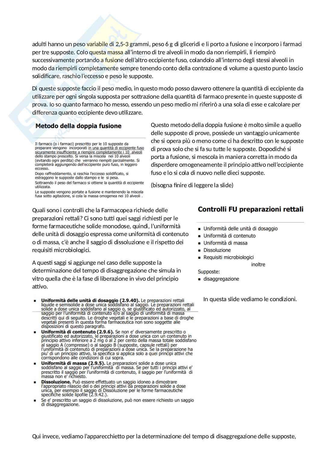 Tecnologia, socioeconomia e legislazione farmaceutiche 1 - parte 5 Pag. 41