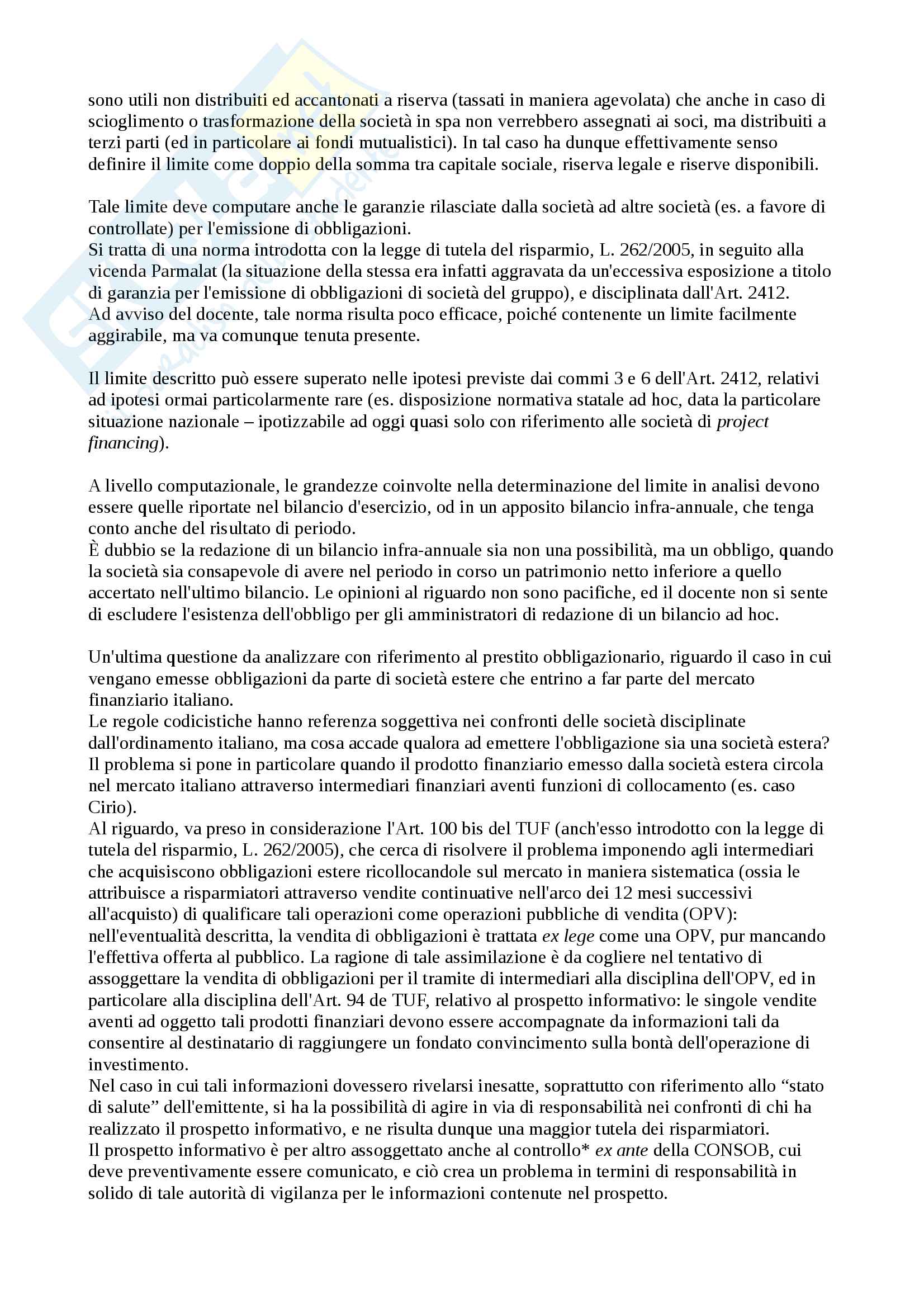Appunti di Diritto Commerciale (delle società) - Prima Parte Pag. 56