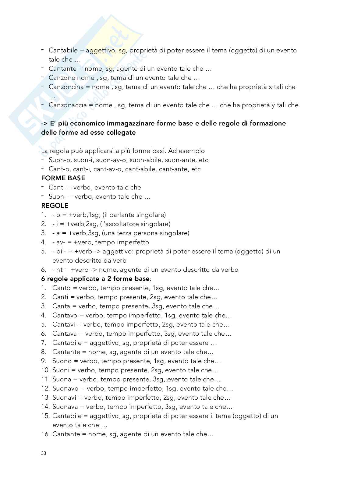 Appunti Linguistica, modulo morfologia  Pag. 2