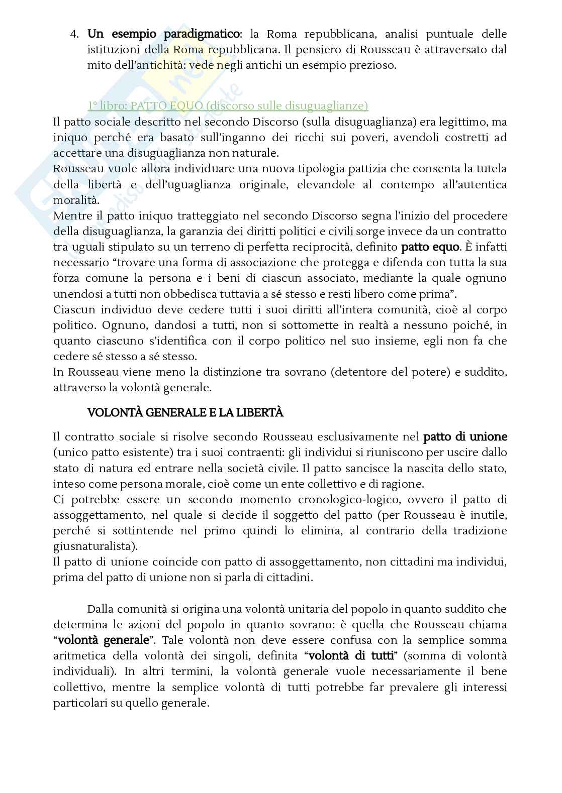Riassunto esame Storia della filosofia, Prof. Menin Marco, libro consigliato Rousseau, un illuminista inquieto, Marco Menin Pag. 26