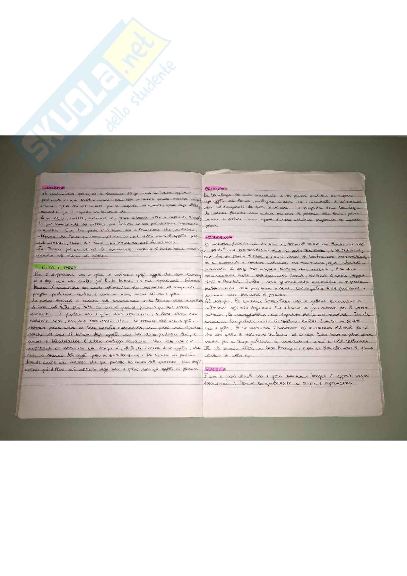 Riassunto esame storia del design, prof Consoli, libro consigliato Storia del design, de Fusco Pag. 16