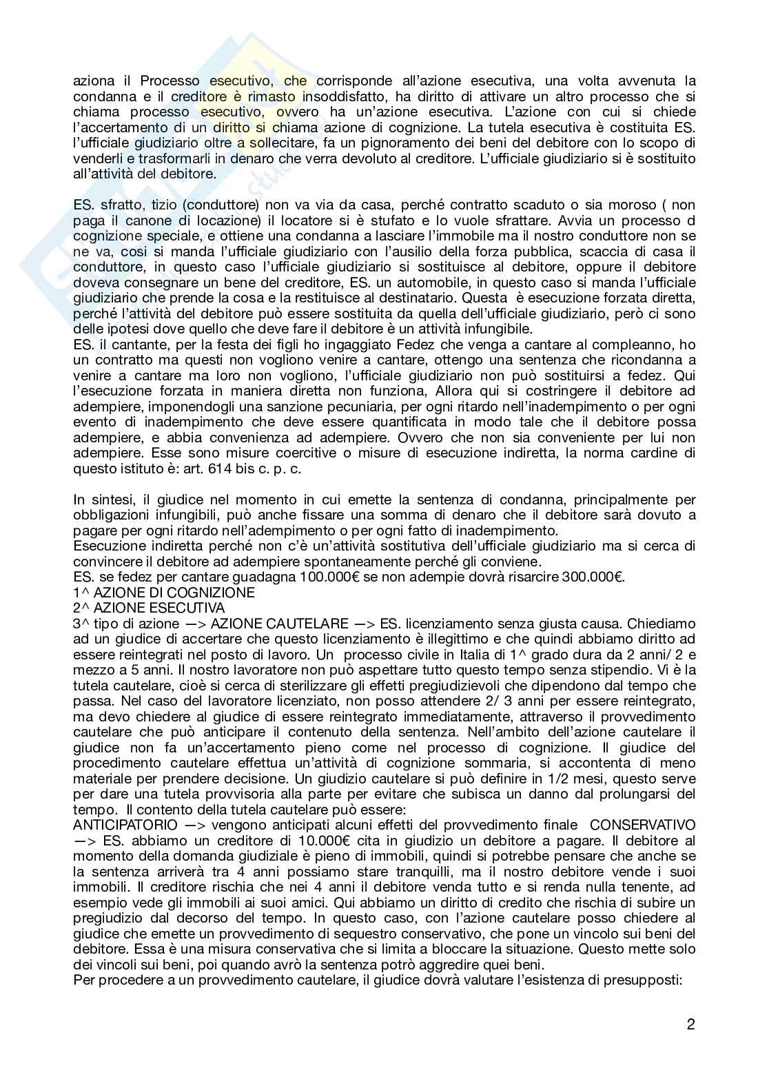 Riassunto esame Procedura civile, Prof. Villata Stefano Alberto, libro consigliato Procedura civile, Caratta, Mandrioli Pag. 2