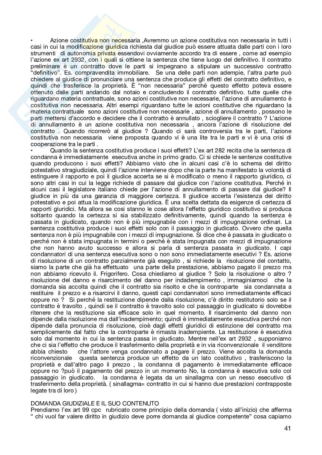 Riassunto esame Procedura civile, Prof. Villata Stefano Alberto, libro consigliato Procedura civile, Caratta, Mandrioli Pag. 41