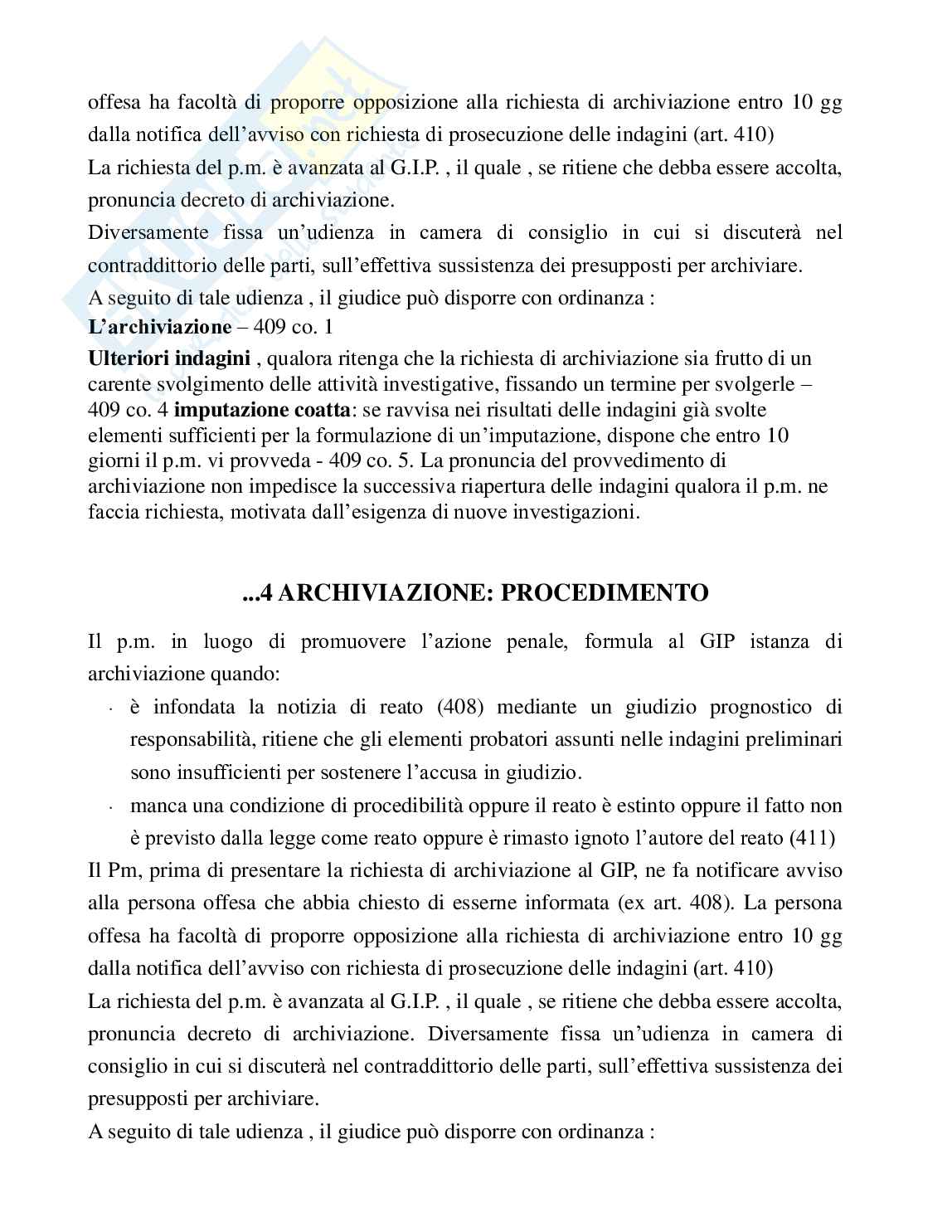 Appunti Diritto processuale penale  Pag. 2