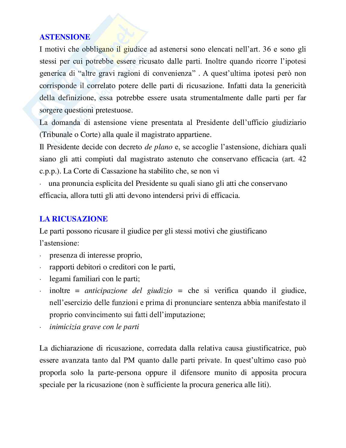 Appunti Diritto processuale penale  Pag. 6