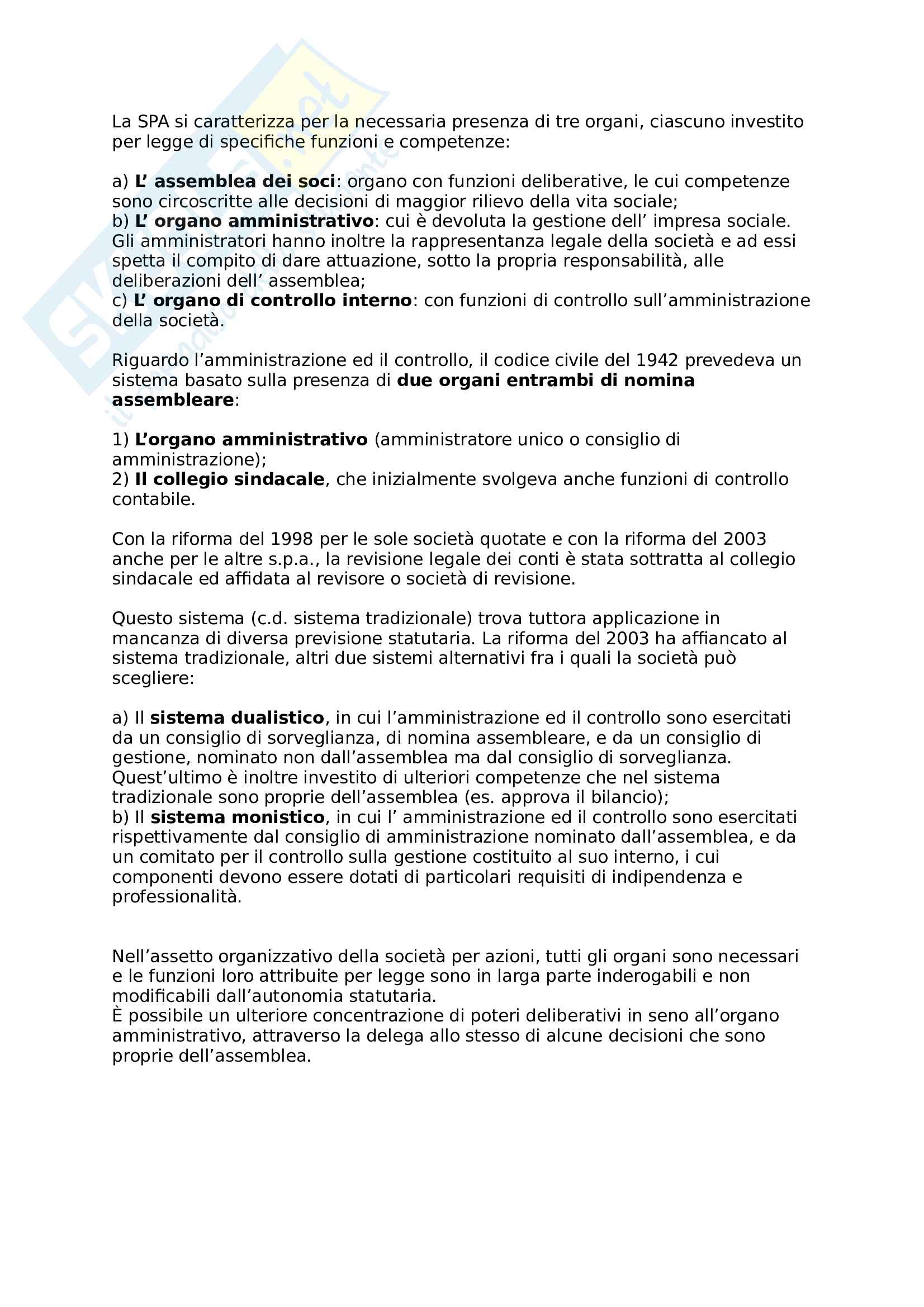 Le società di capitali Pag. 21