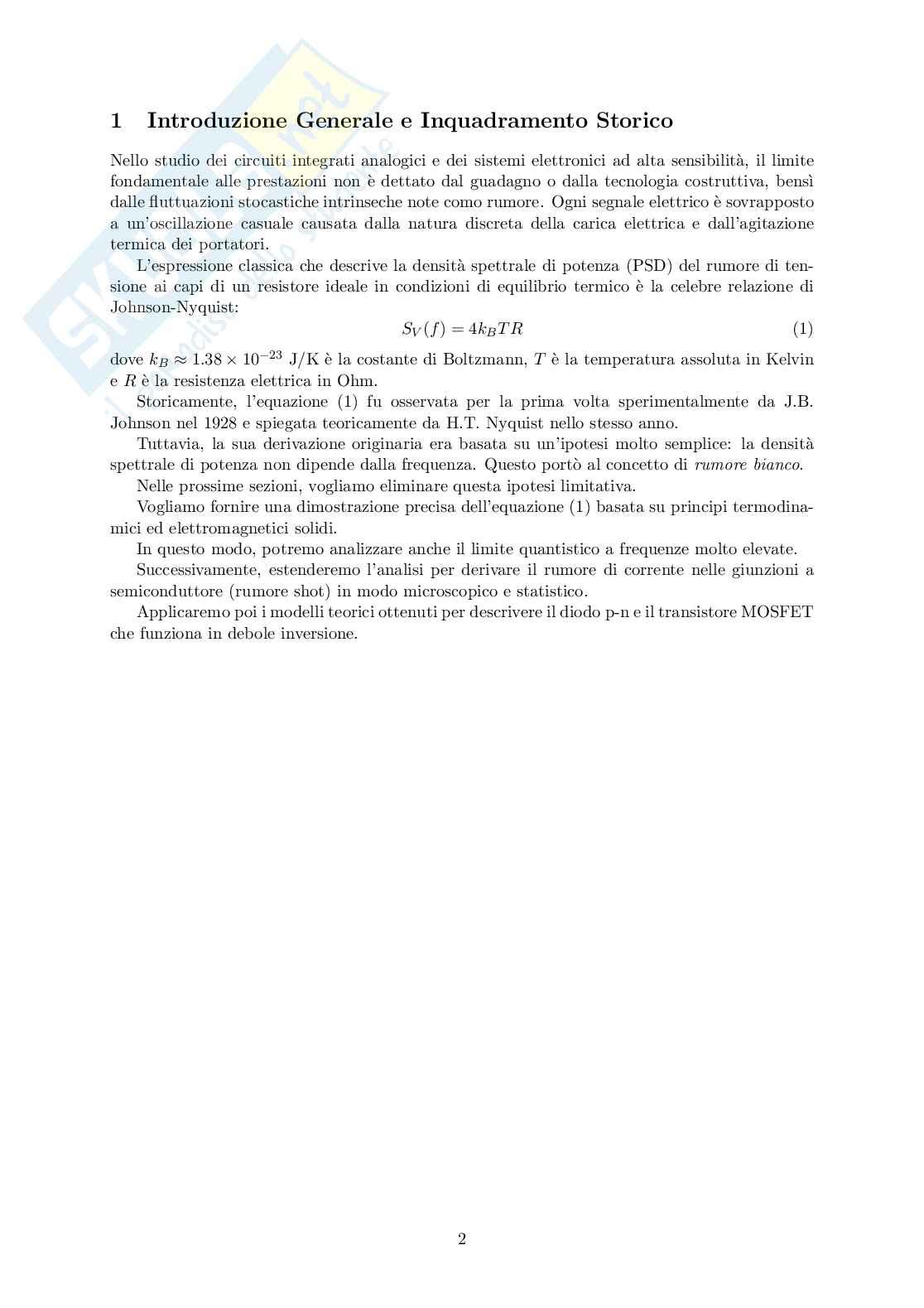 Sorgenti di rumore nell'elettronica di consumo Pag. 16