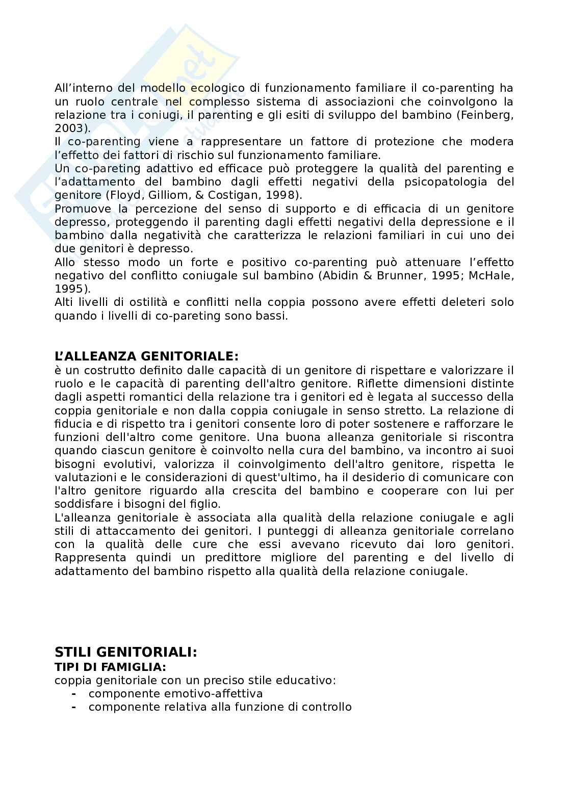 Riassunto esame Psicologia, libro consigliato "Family and families" (Delvecchio, Mabilia, Di Riso, Salcuni e Lis) Pag. 16