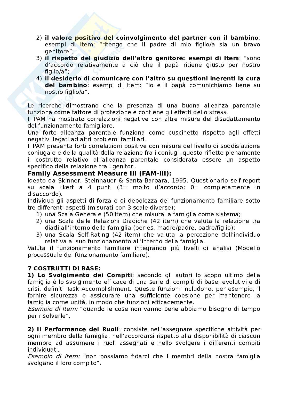 Riassunto esame Psicologia, libro consigliato "Family and families" (Delvecchio, Mabilia, Di Riso, Salcuni e Lis) Pag. 21