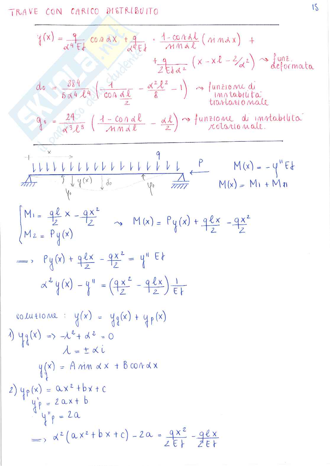 Appunti tecnica delle costruzioni 2 - Teoria del 2° ordine Pag. 16