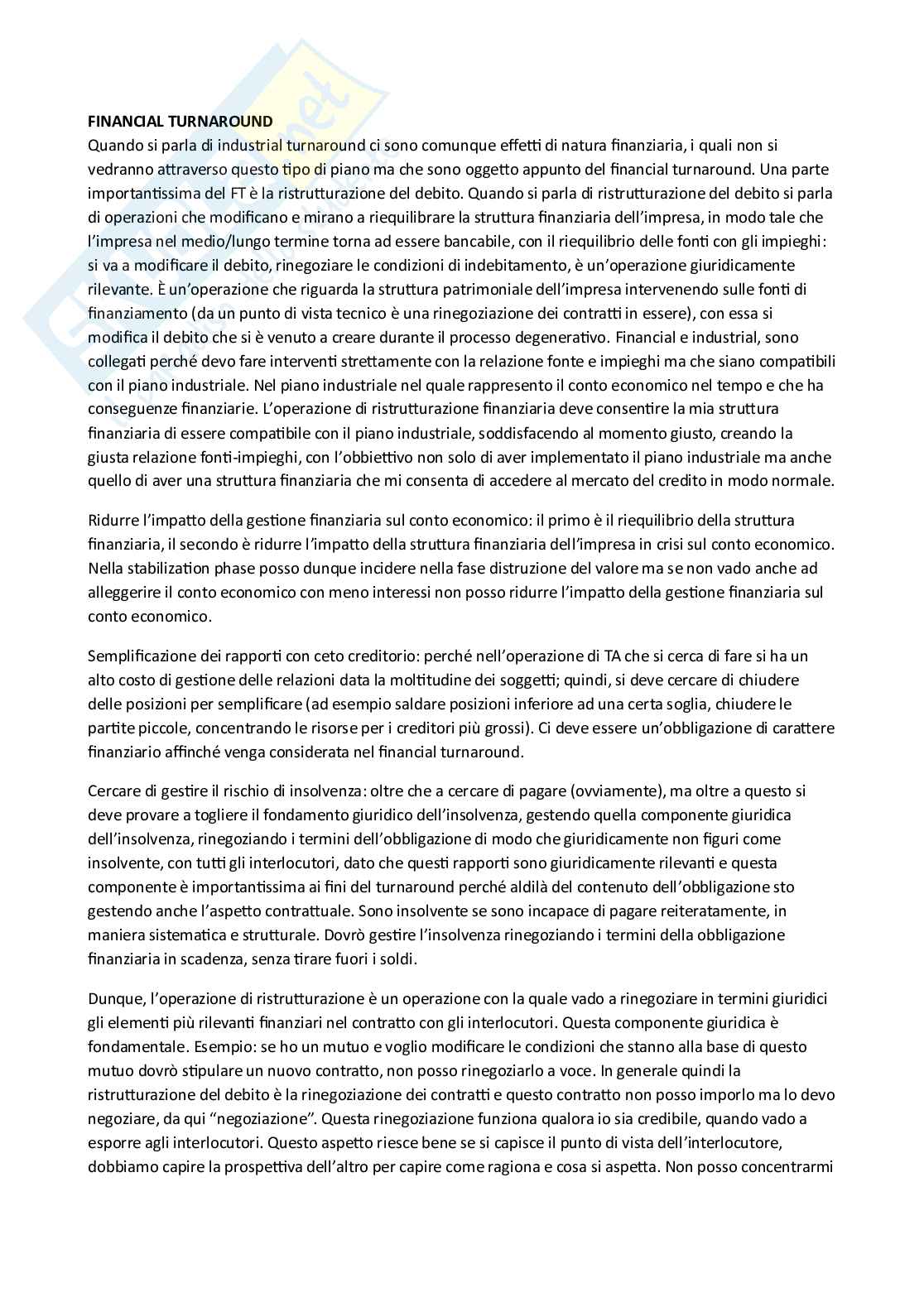 Turnaround Management Pag. 41