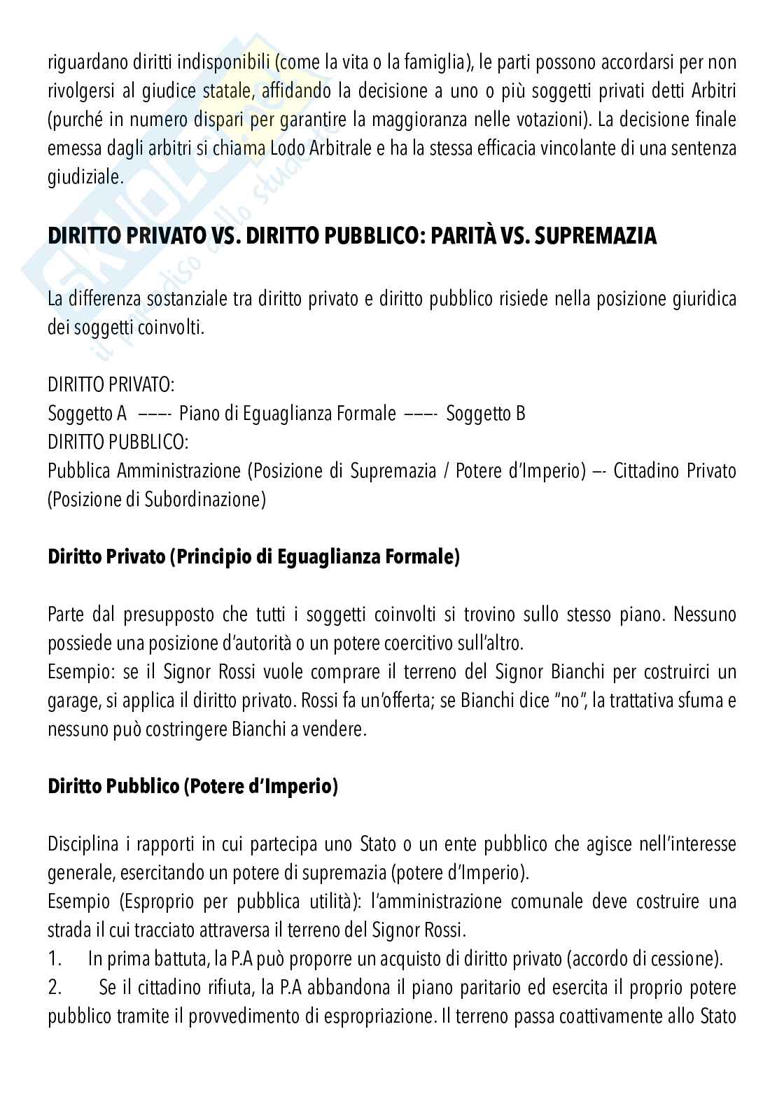 Riassunto esame Diritto Privato, Prof. Ciatti Alessandro, libro consigliato Manuale di diritto privato , Ciatti  Pag. 2